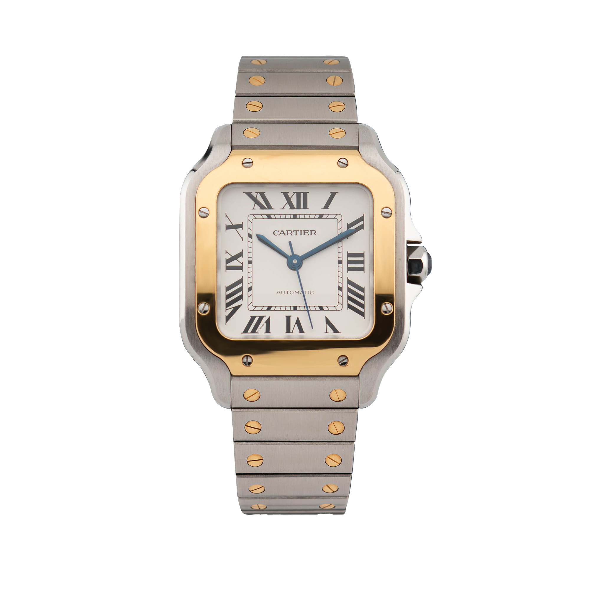 Santos de Cartier Yellow Gold & Steel White Dial 35mm Product Image