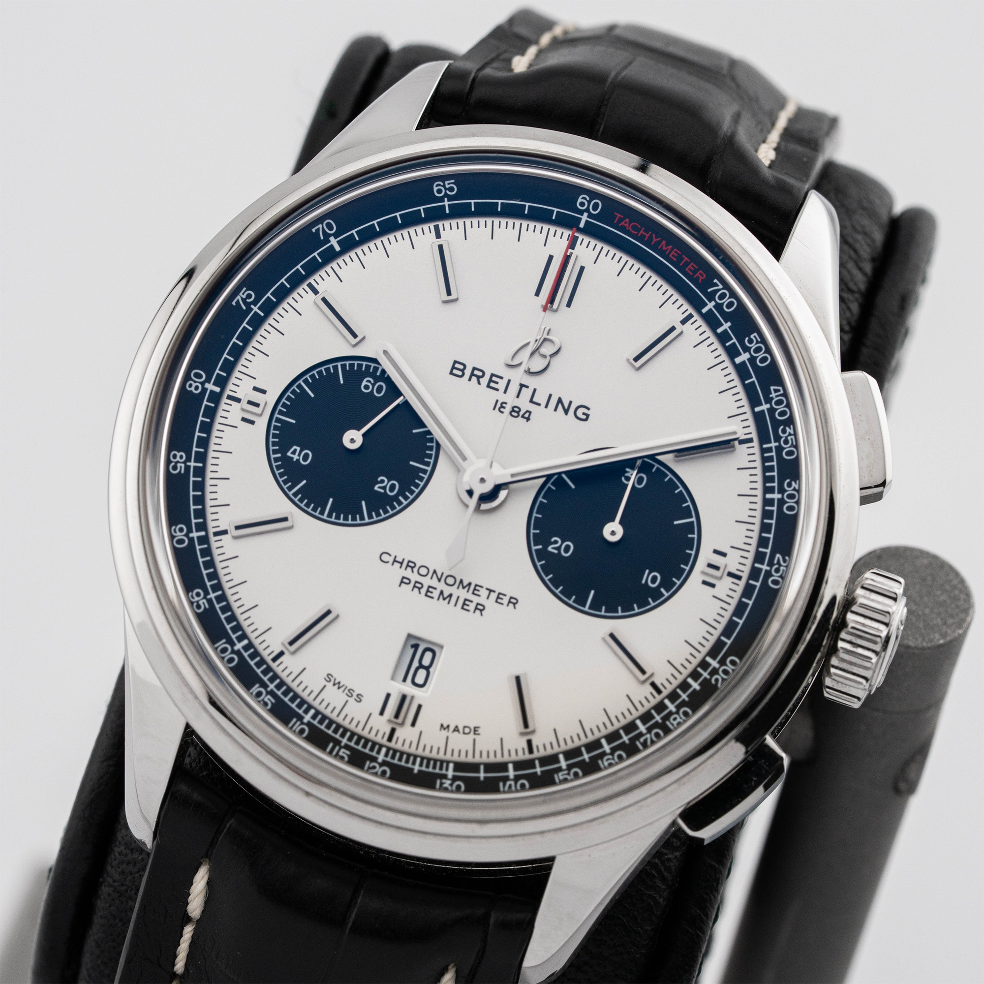 Premier B01 Chronograph Steel White Dial 42mm Product Image 1