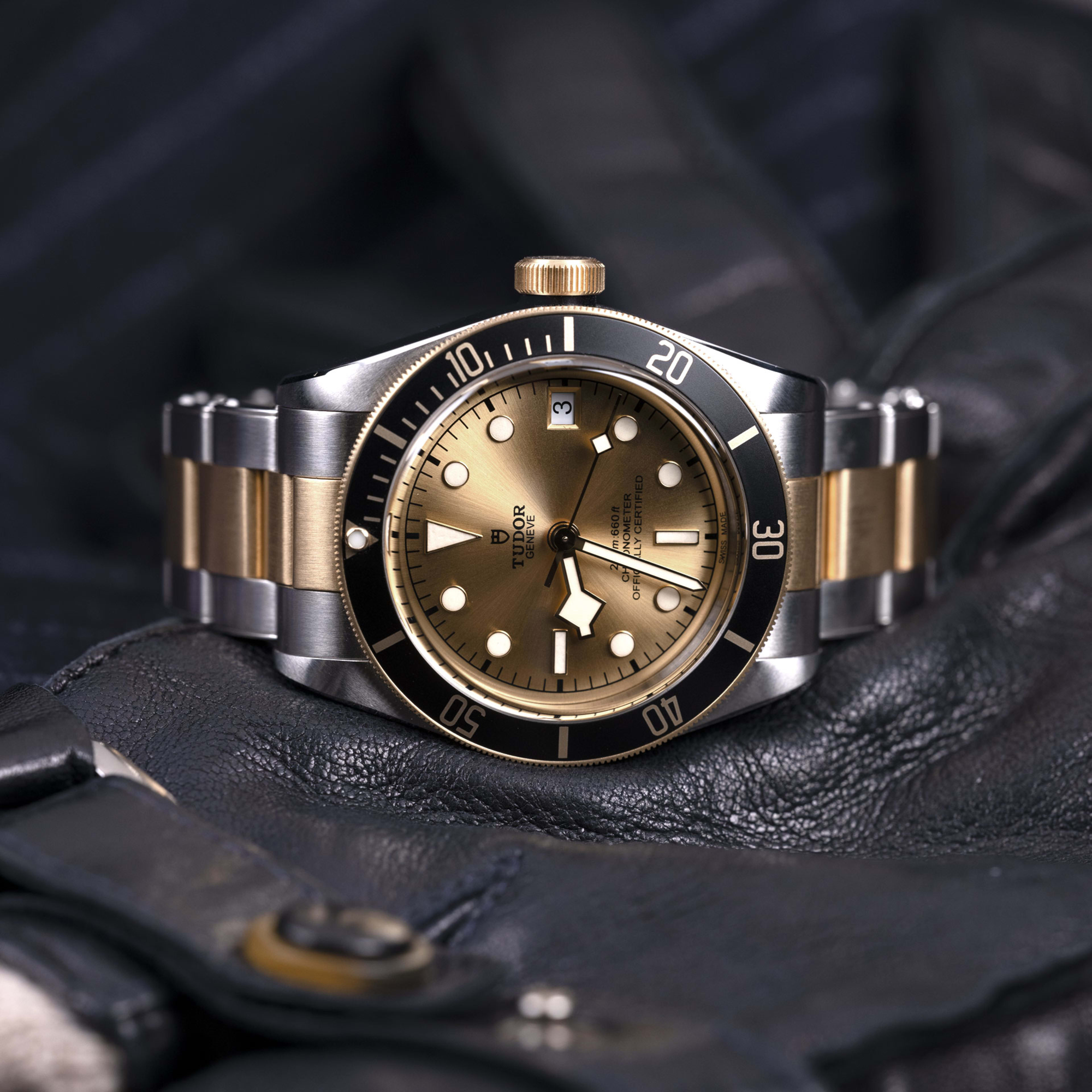 Heritage Black Bay Yellow Gold & Steel Champagne Dial 41mm Product Image 2