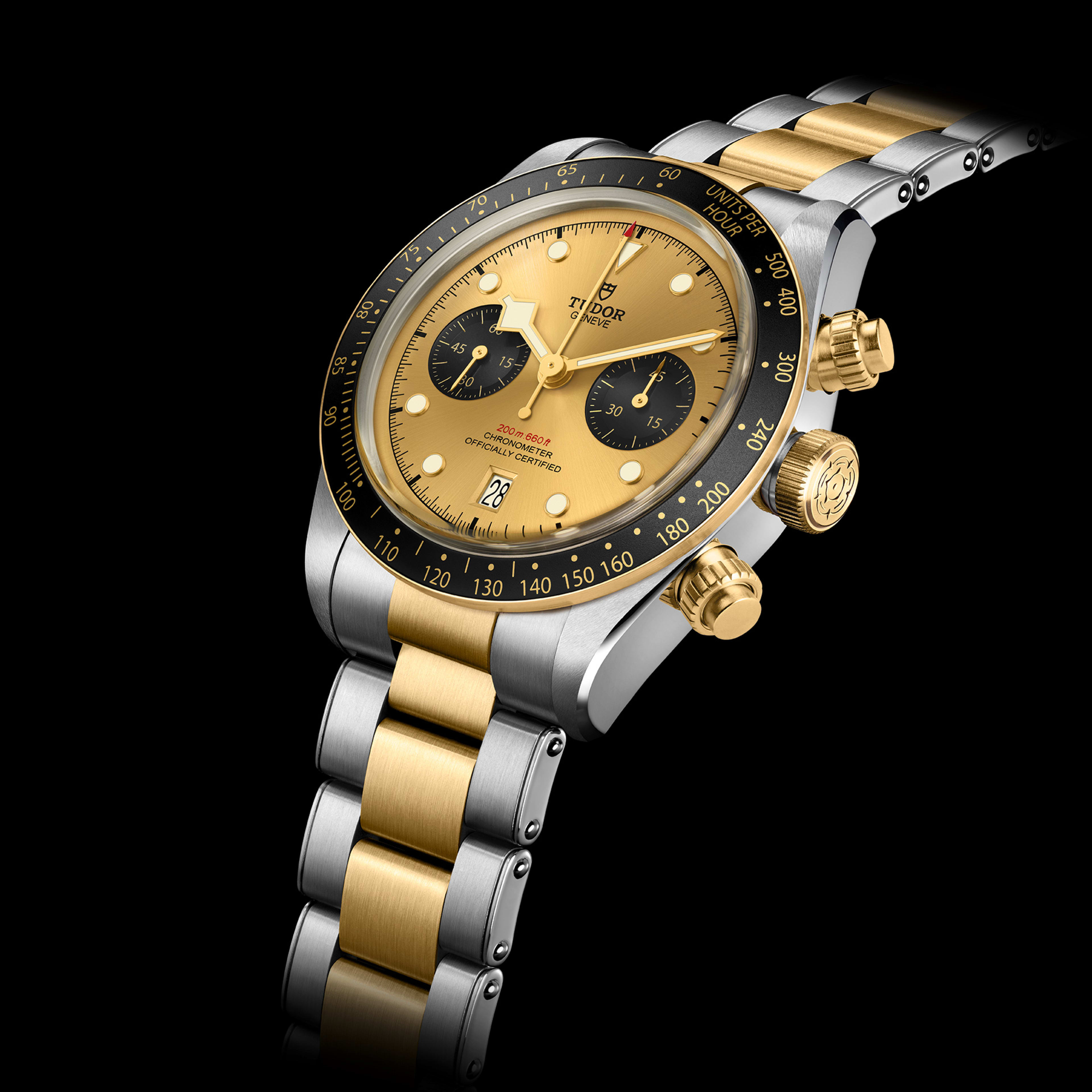 Heritage Black Bay Yellow Gold & Steel Champagne Dial 41mm Product Image 1