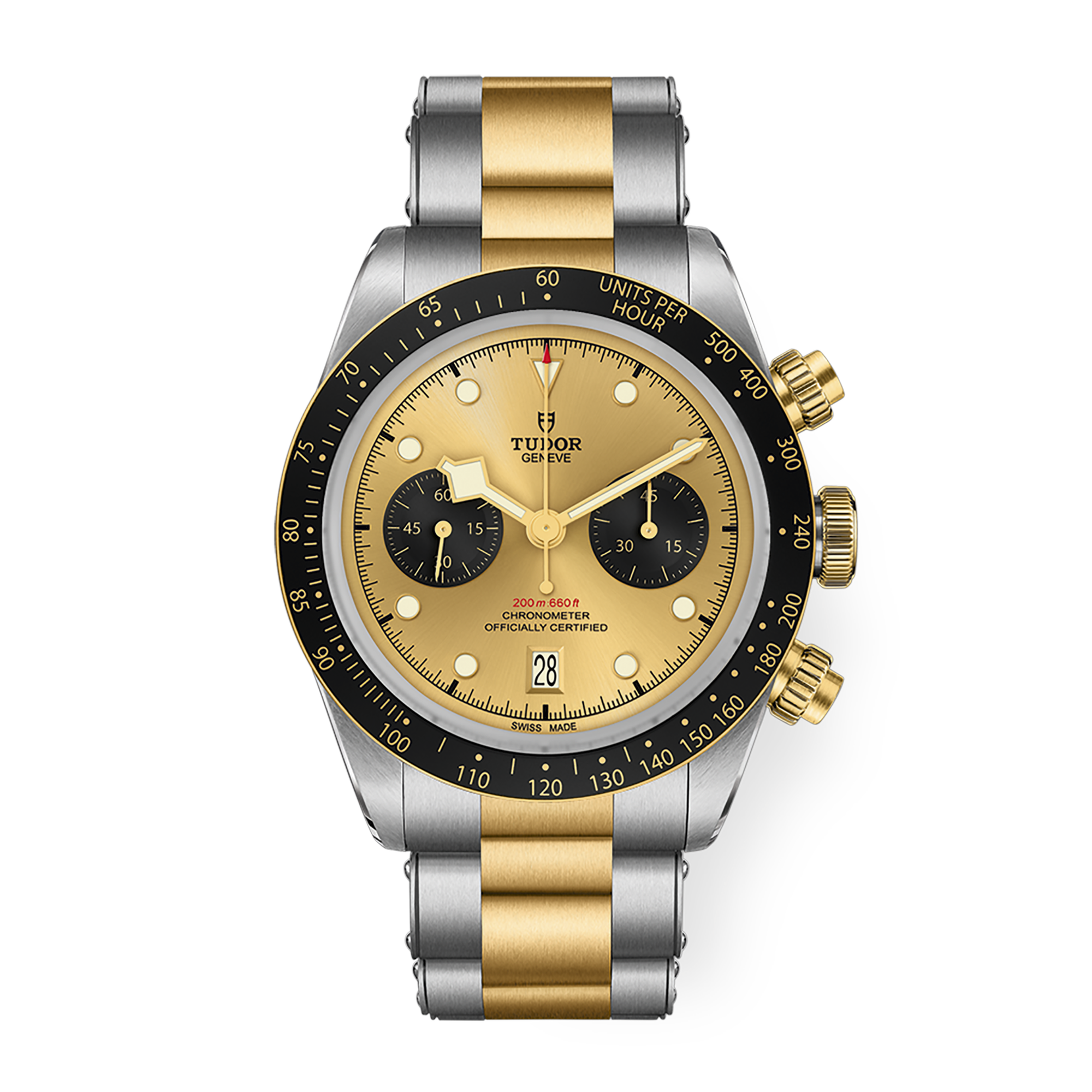 Heritage Black Bay Yellow Gold & Steel Champagne Dial 41mm Product Image 4