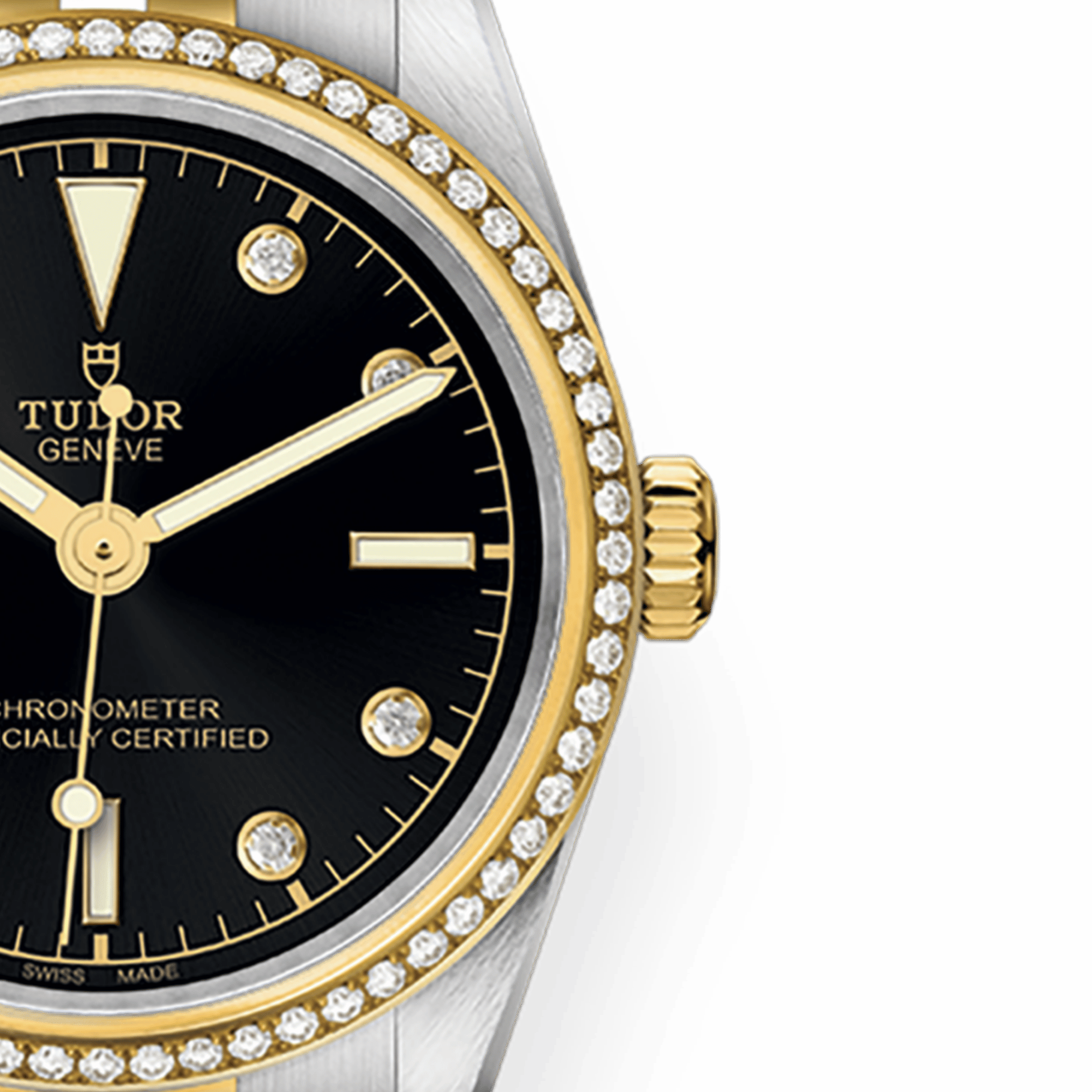Black Bay Yellow Gold & Steel Diamond Black Dial 31mm Product Image 2