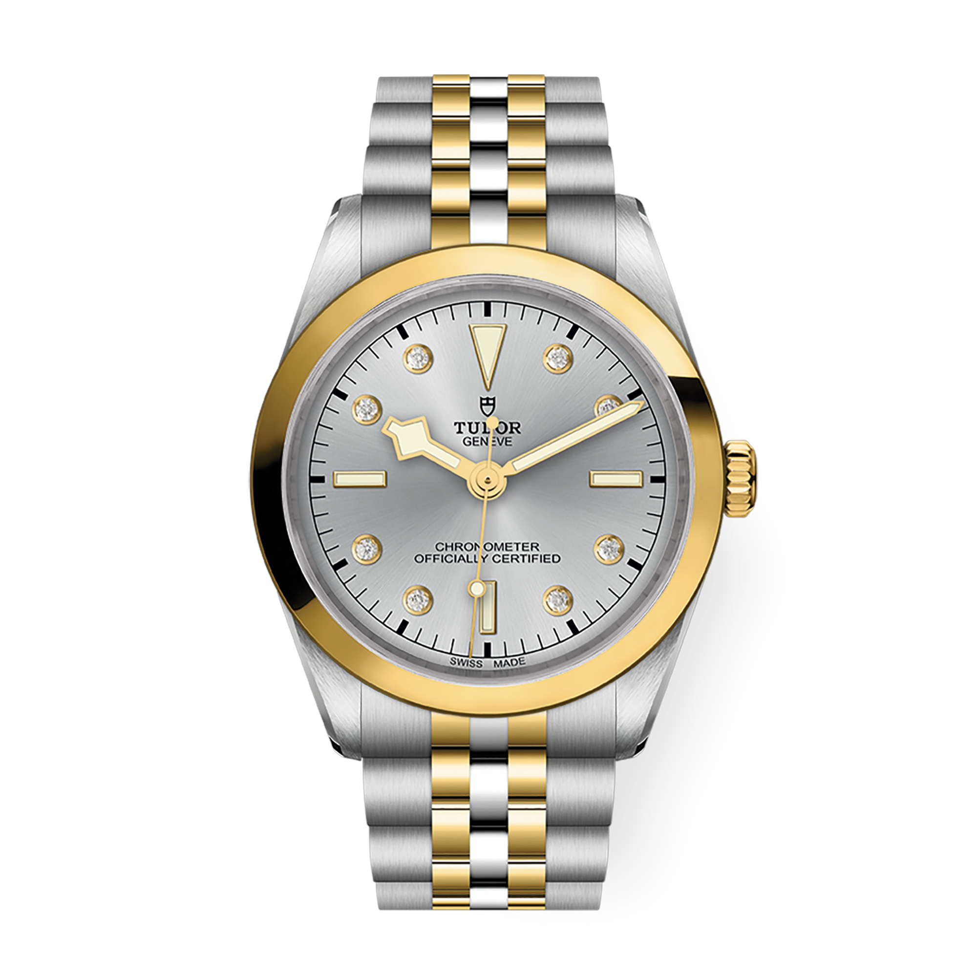Black Bay Yellow Gold & Steel Silver Dial 36mm Product Image 1