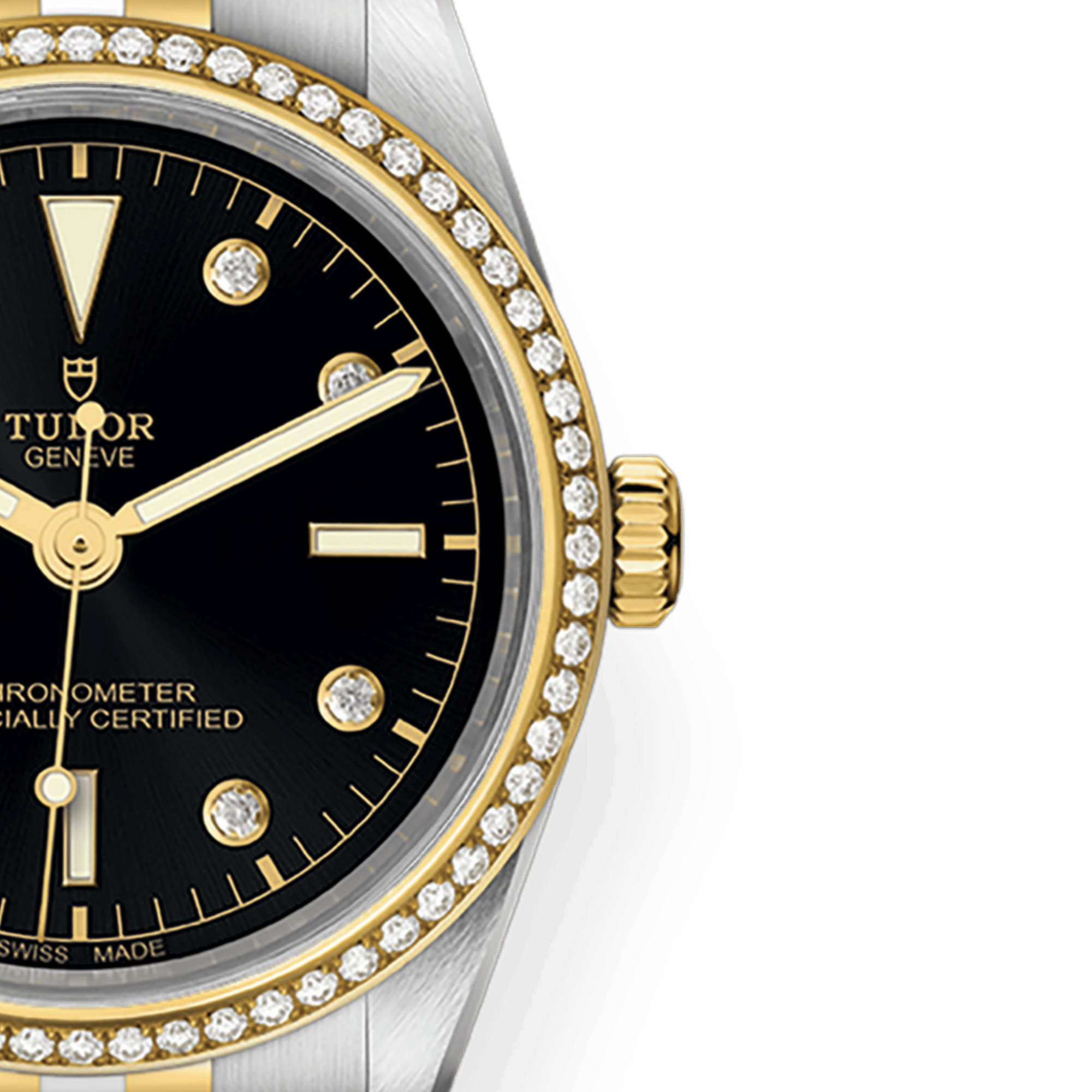 Black Bay Yellow Gold & Steel Diamond Black Dial 36mm Product Image 2