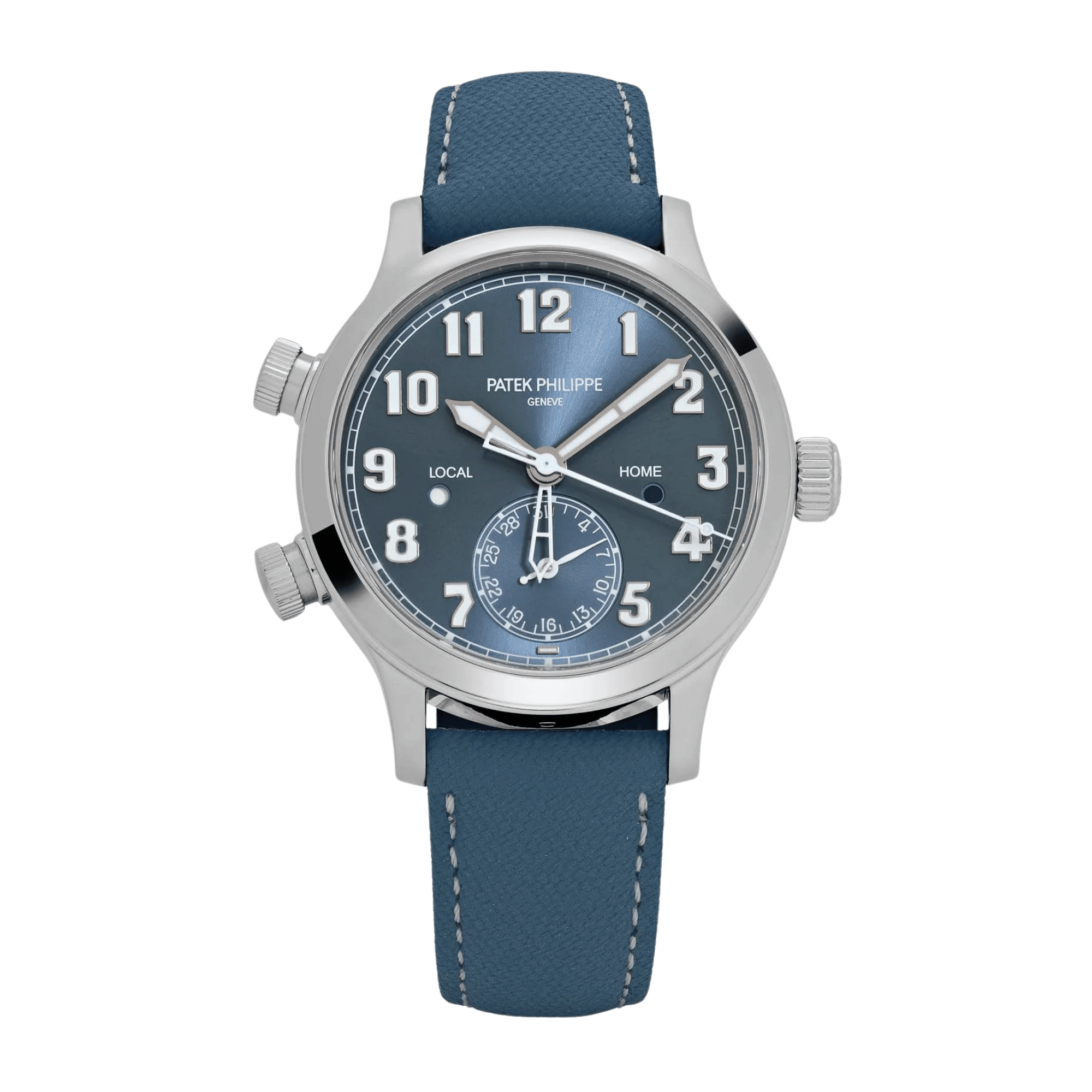 Calatrava Pilot Time Steel Blue Dial 37mm Product Image