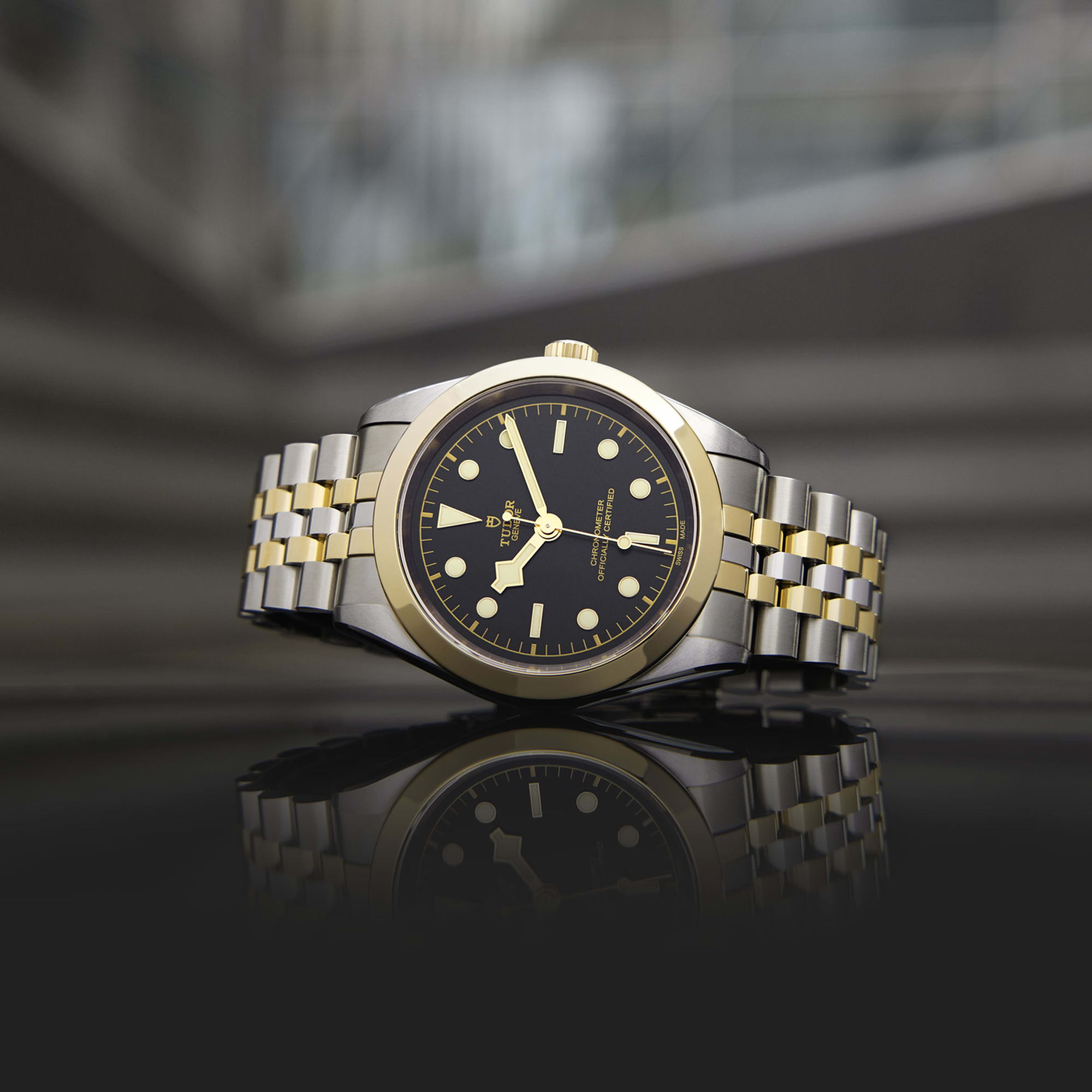 Black Bay Yellow Gold & Steel Black Dial 39mm Product Image 1