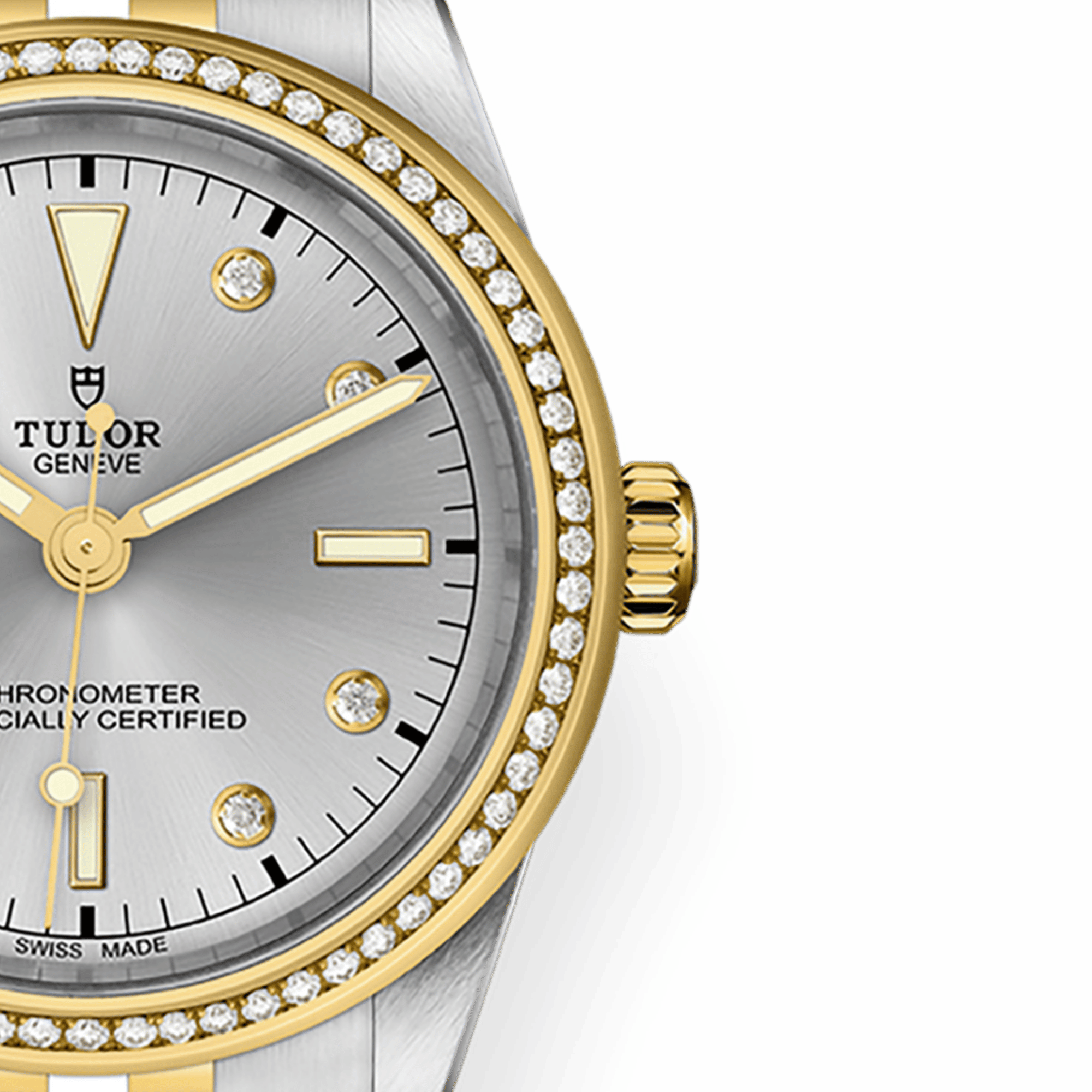 Black Bay Yellow Gold & Steel Diamond Silver Dial 39mm Product Image 2