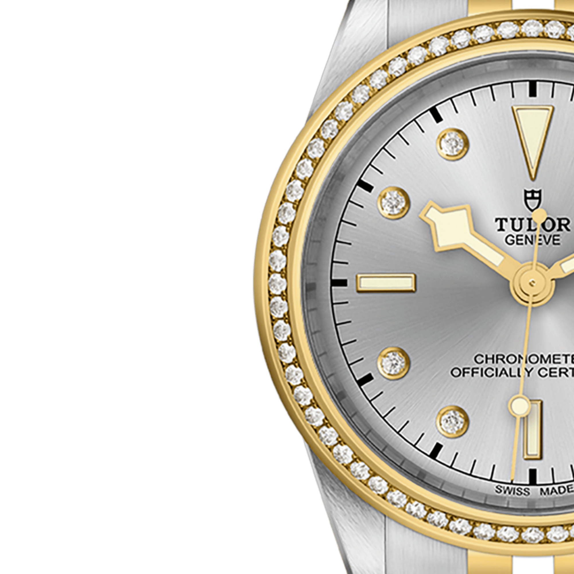 Black Bay Yellow Gold & Steel Diamond Silver Dial 39mm Product Image 3