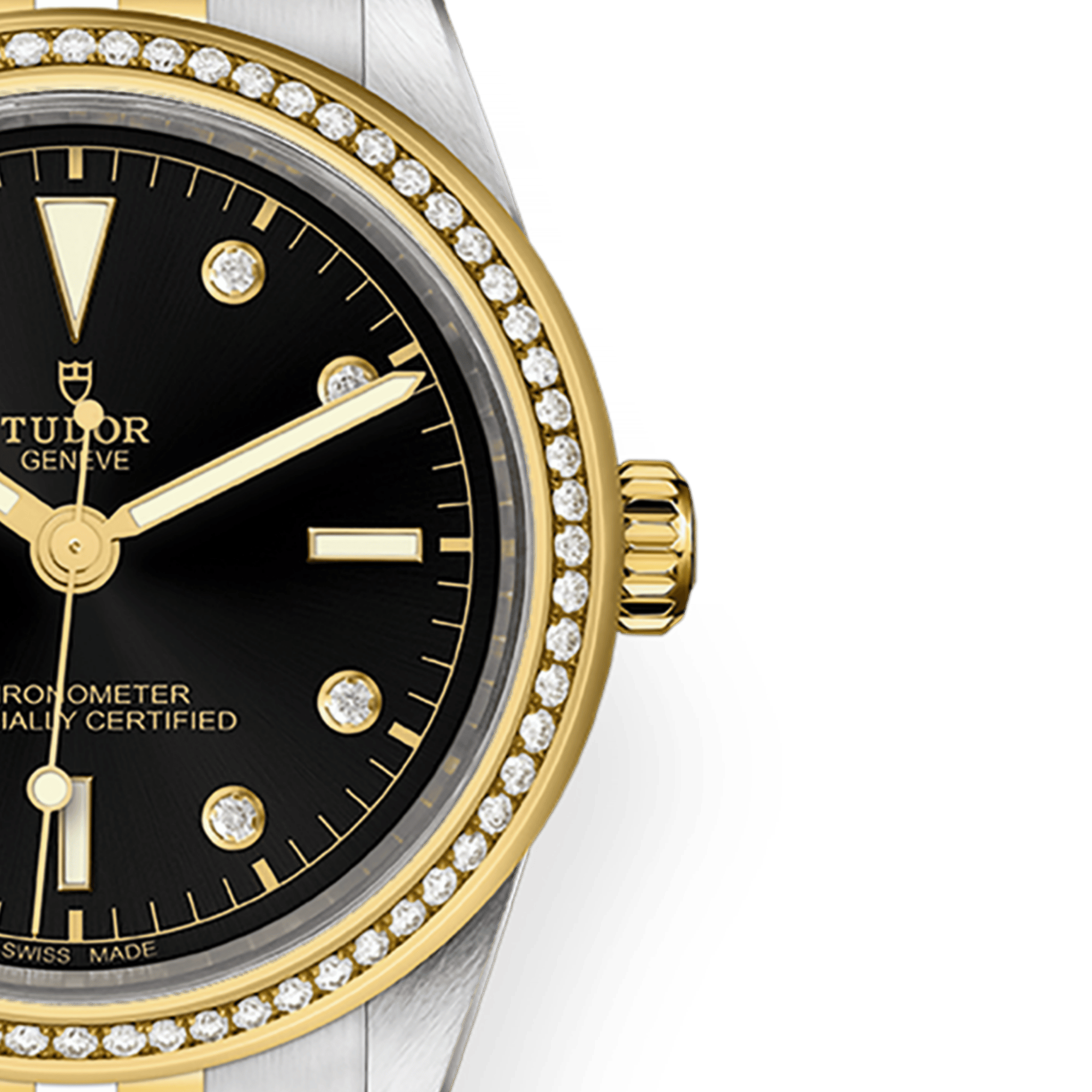 Black Bay Yellow Gold & Steel Diamond Black Dial 39mm Product Image 2