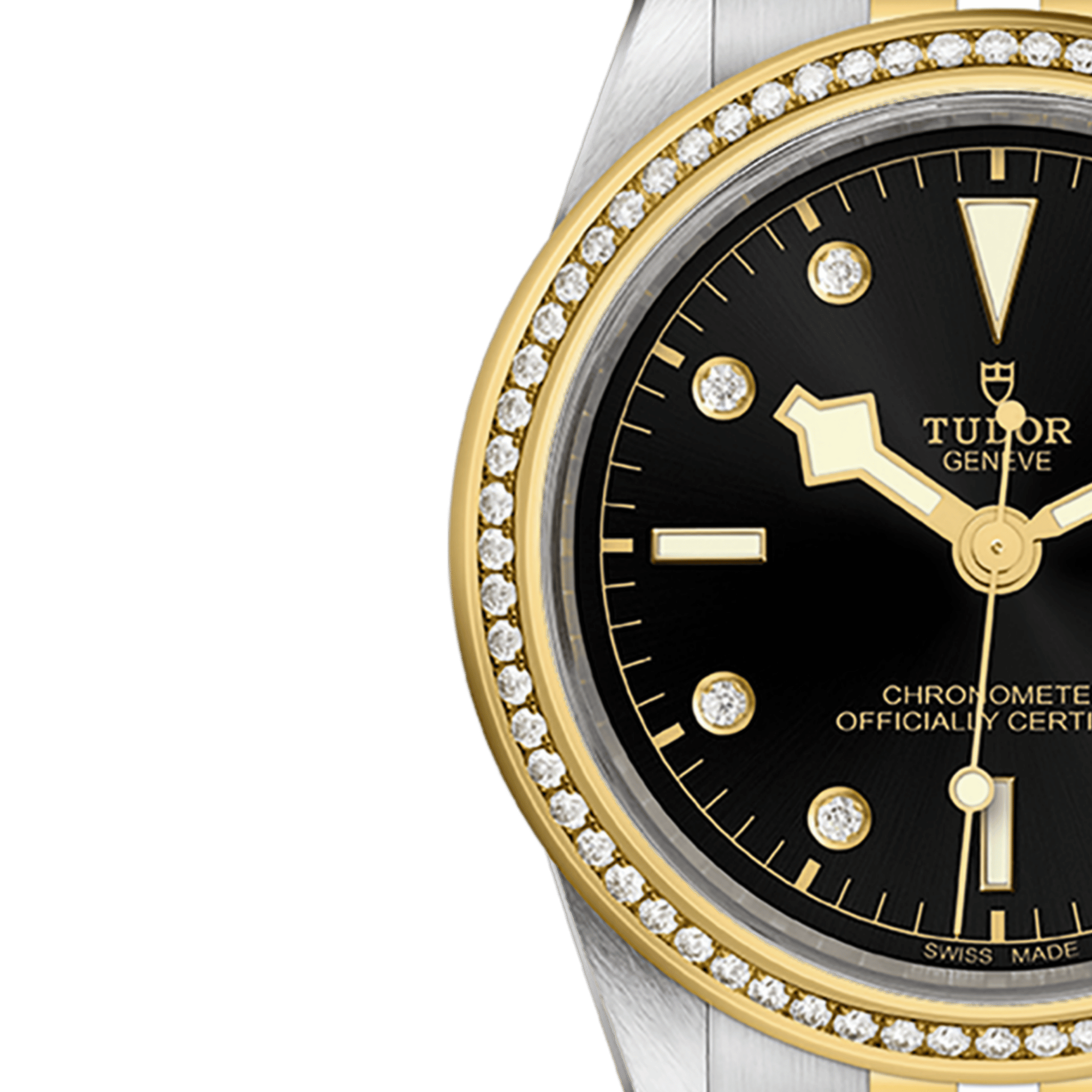 Black Bay Yellow Gold & Steel Diamond Black Dial 39mm Product Image 3