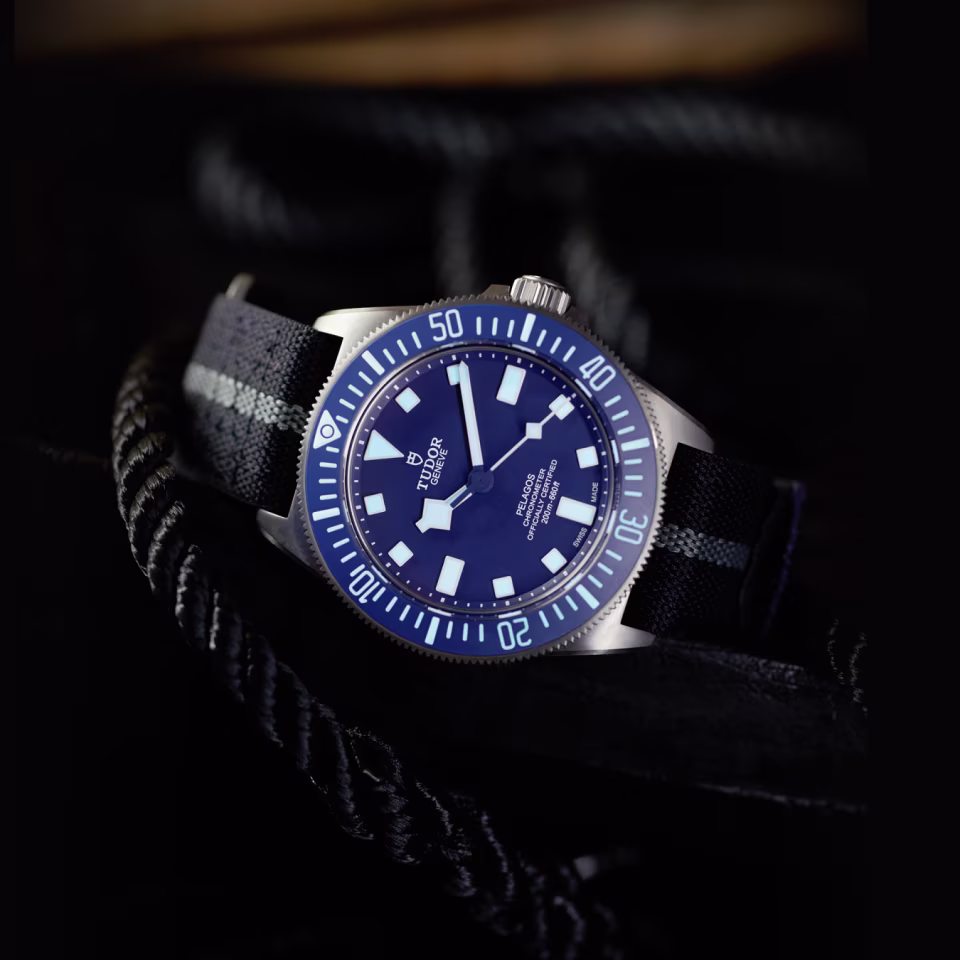 Pelagos FXD "Marine Nationale" 2025 Titanium Blue Dial 42mm Product Image 2