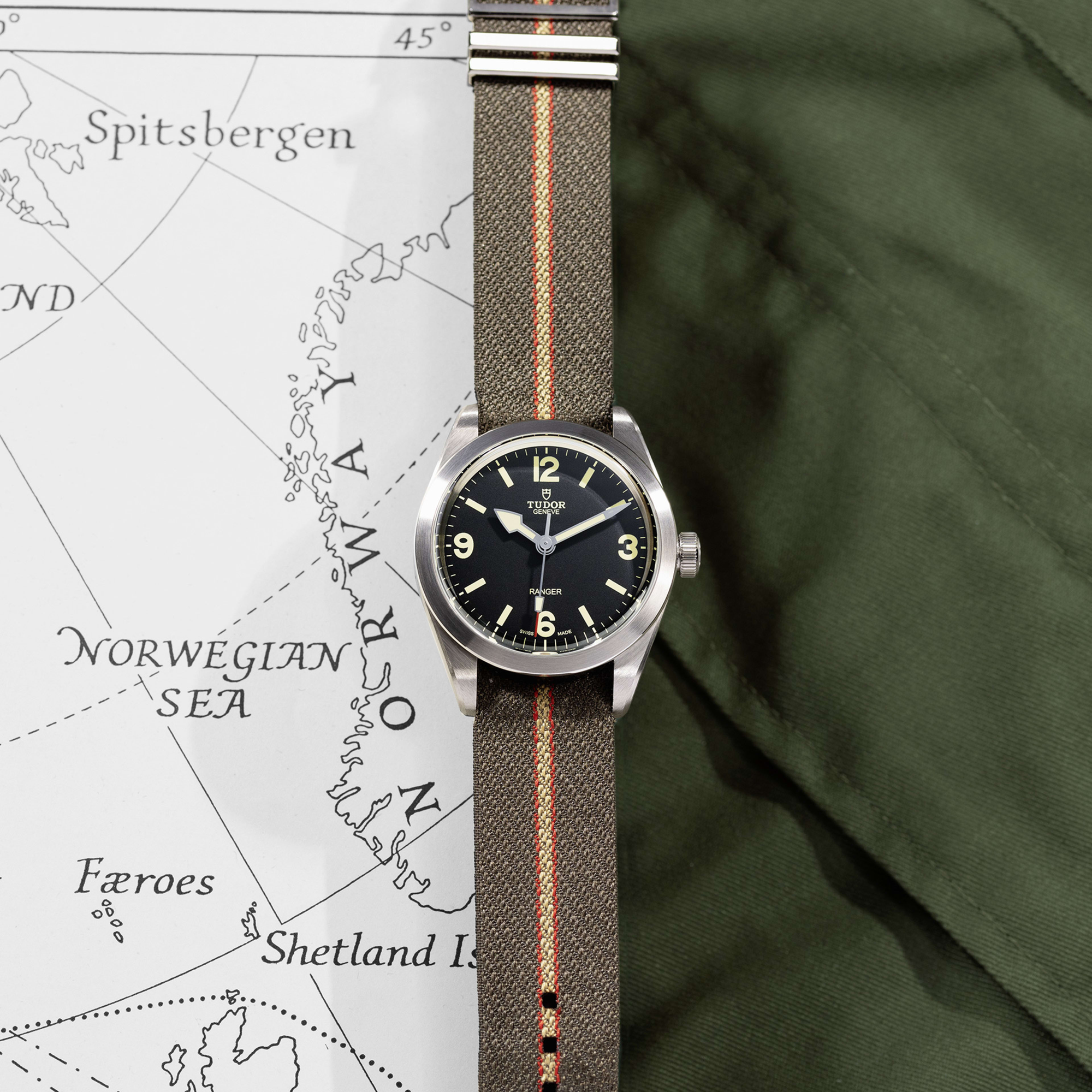 Ranger Steel Black Dial 39mm Product Image 1