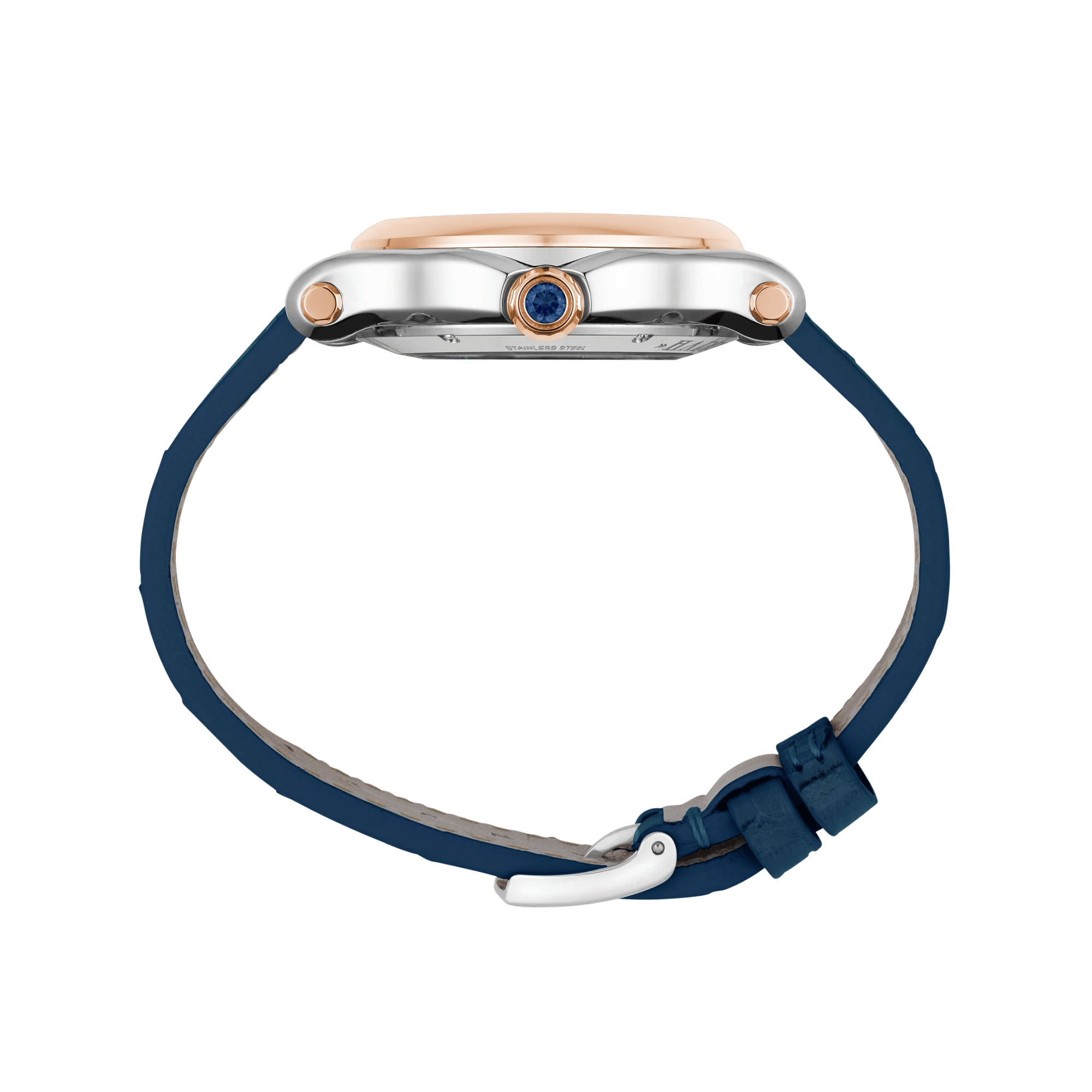 Happy Sport Rose Gold & Steel Blue Dial 36mm Product Image 3