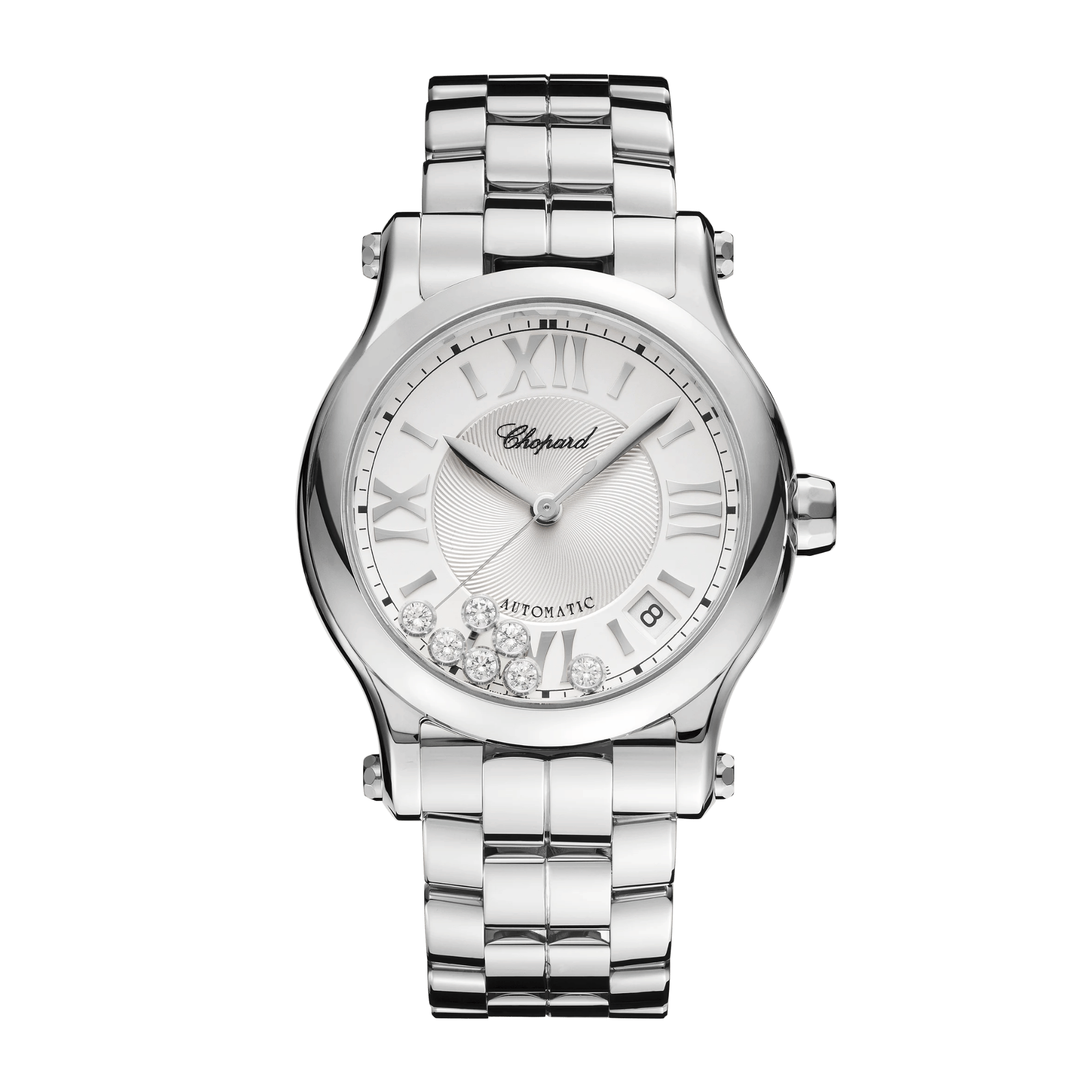 Chopard Happy Sport Steel Pink Dial 36mm 278582-3009 - Make