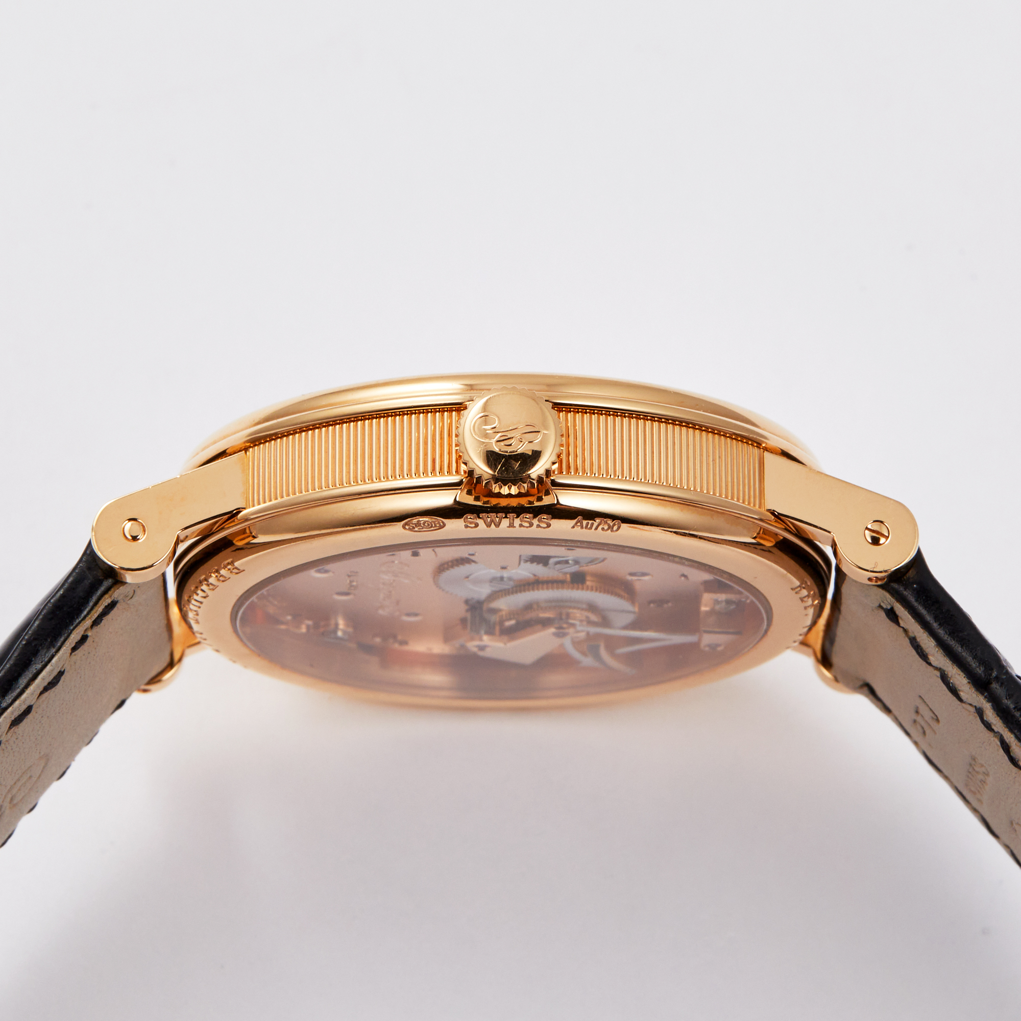 Tradition 7057 Rose Gold Black Dial 40MM Product Image 4