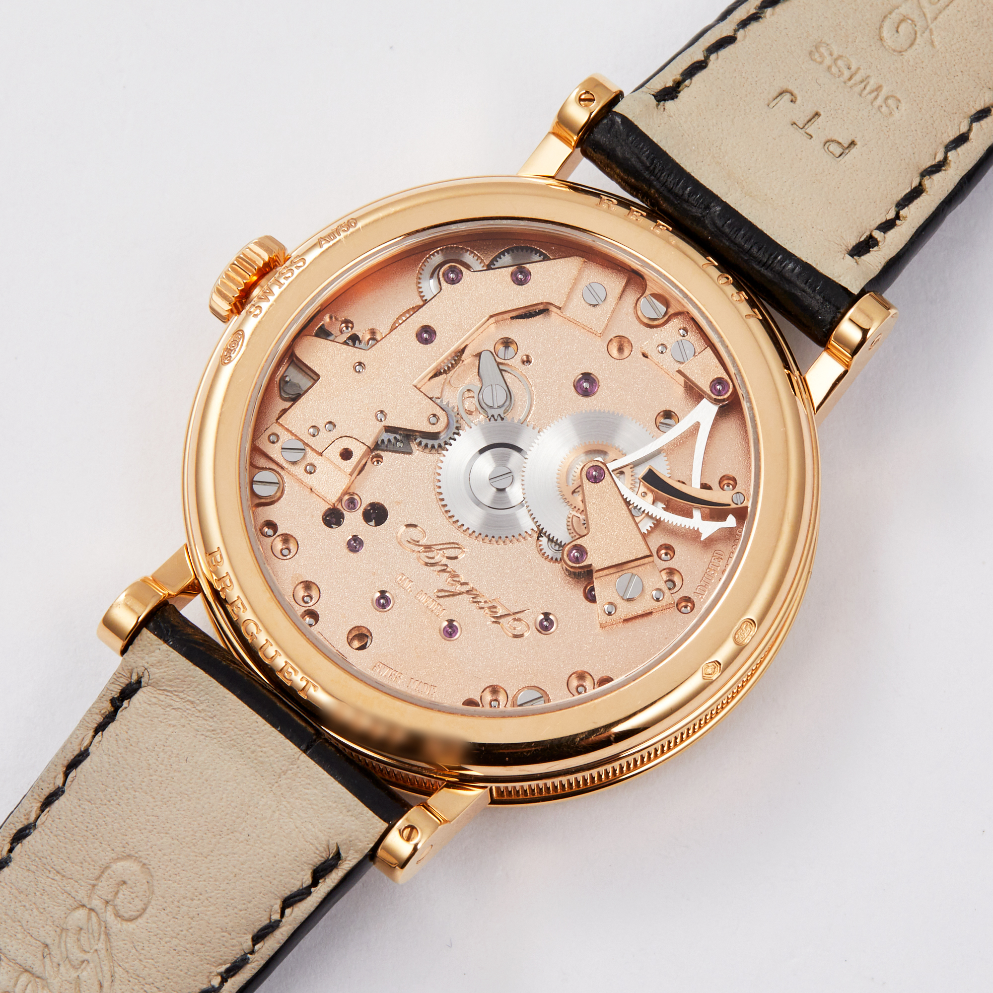Tradition 7057 Rose Gold Black Dial 40MM Product Image 6