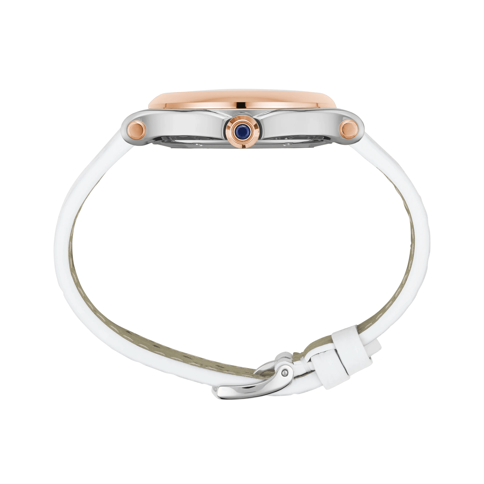 Happy Hearts Rose Gold & Steel Mother of Pearl Dial 36mm Product Image 3