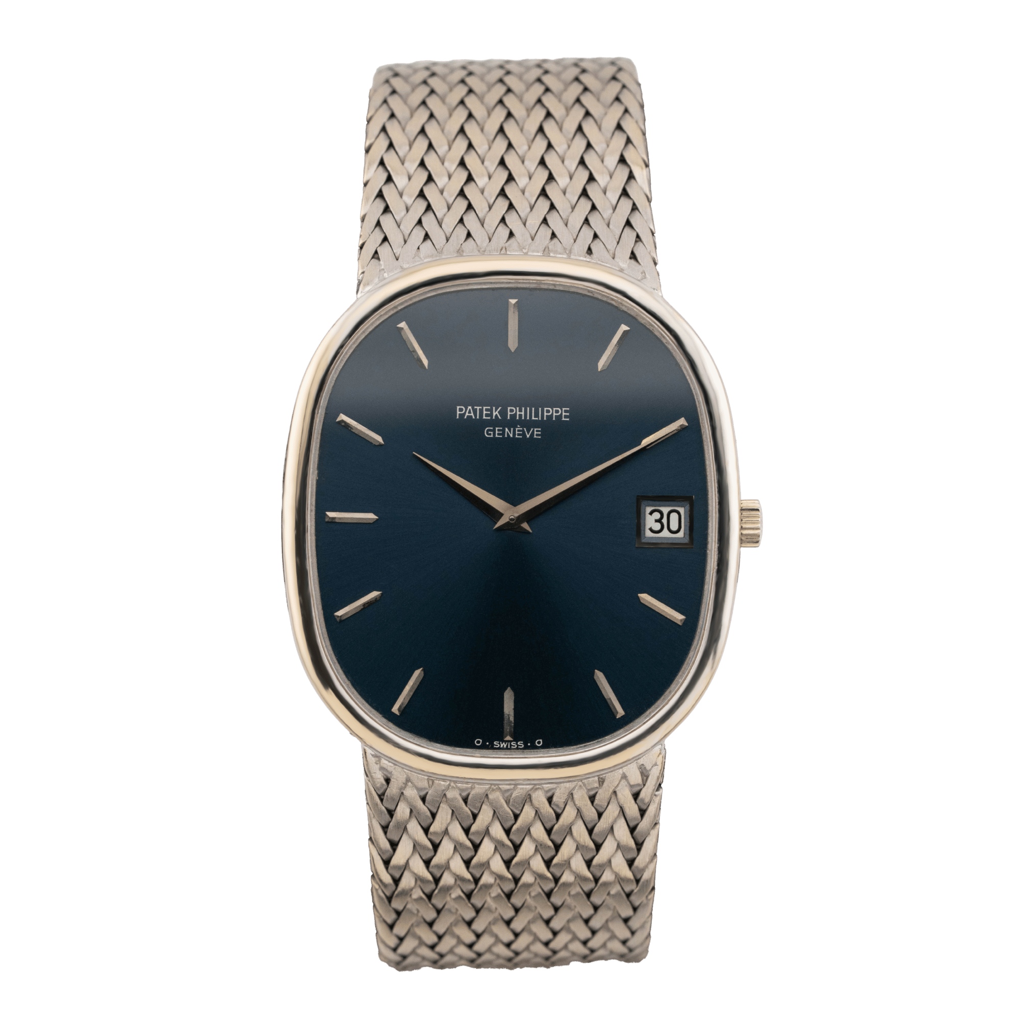 Vintage Ellipse d‘Or White Gold Blue Dial 33mm Product Image