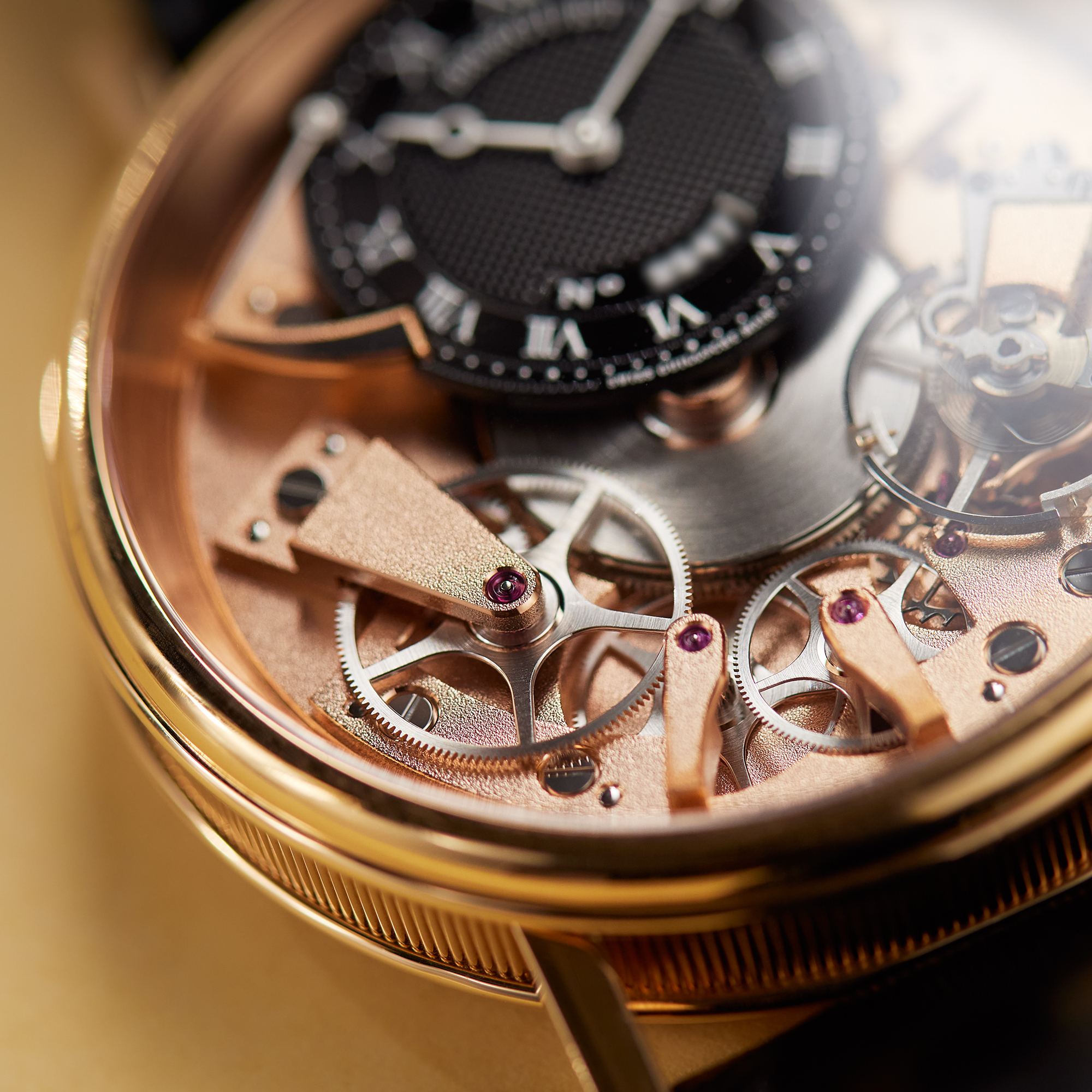 Tradition 7057 Rose Gold Black Dial 40MM Product Image 10