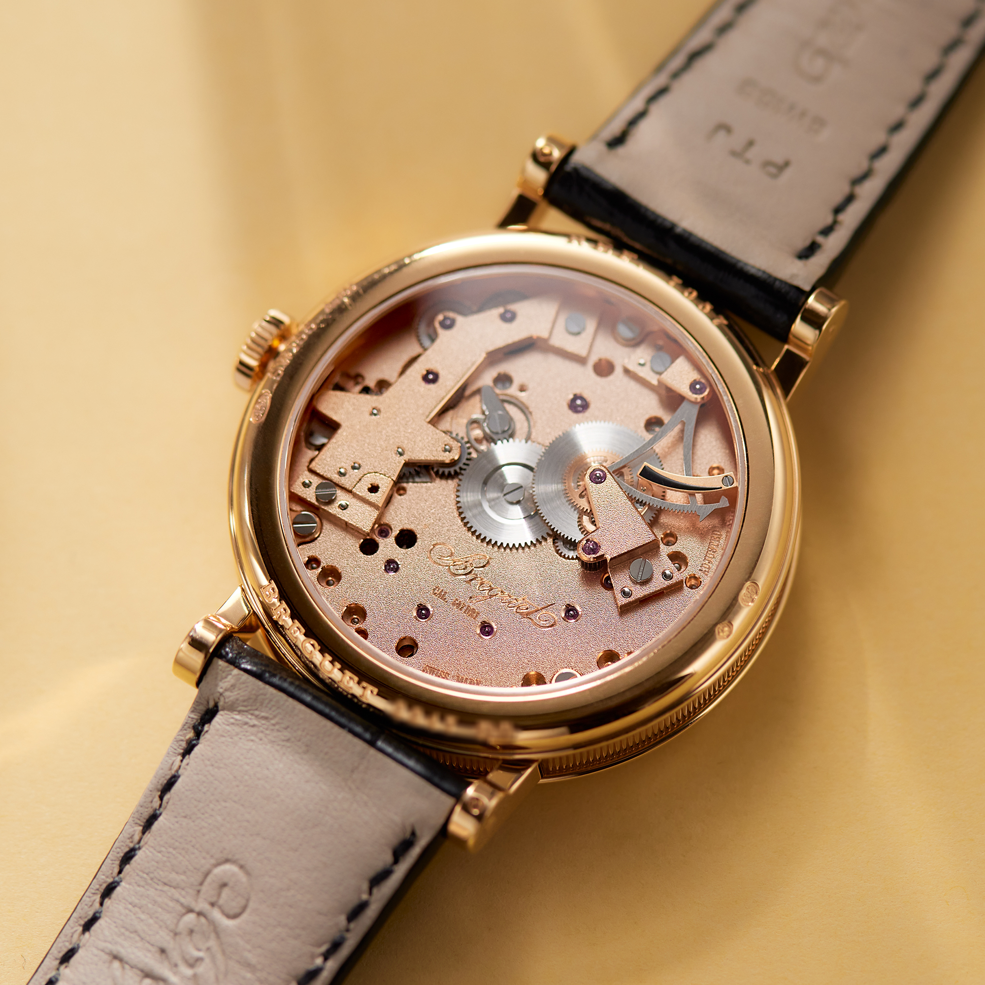 Tradition 7057 Rose Gold Black Dial 40MM Product Image 12