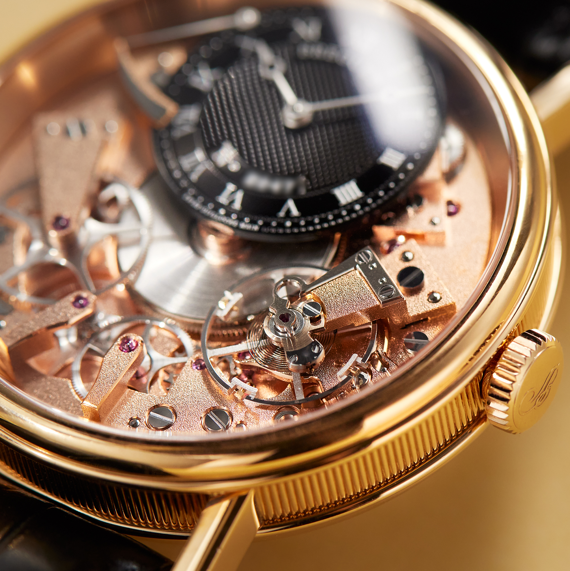 Tradition 7057 Rose Gold Black Dial 40MM Product Image 11