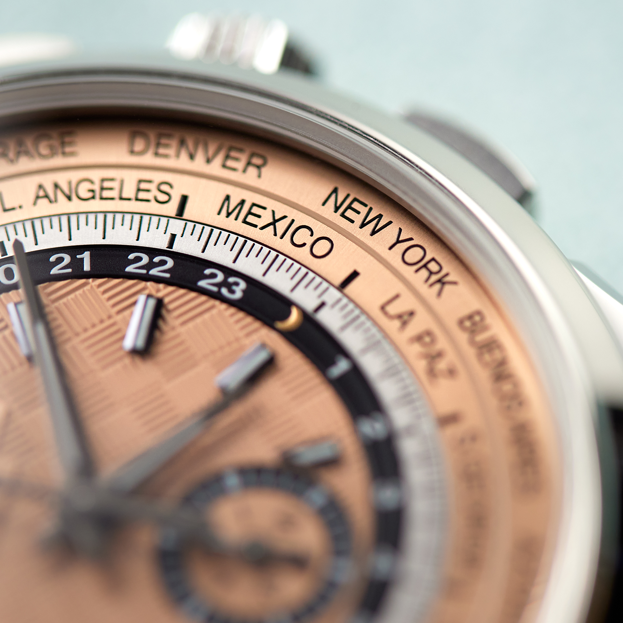Complications World Time Chronograph Steel Salmon Dial 41mm Product Image