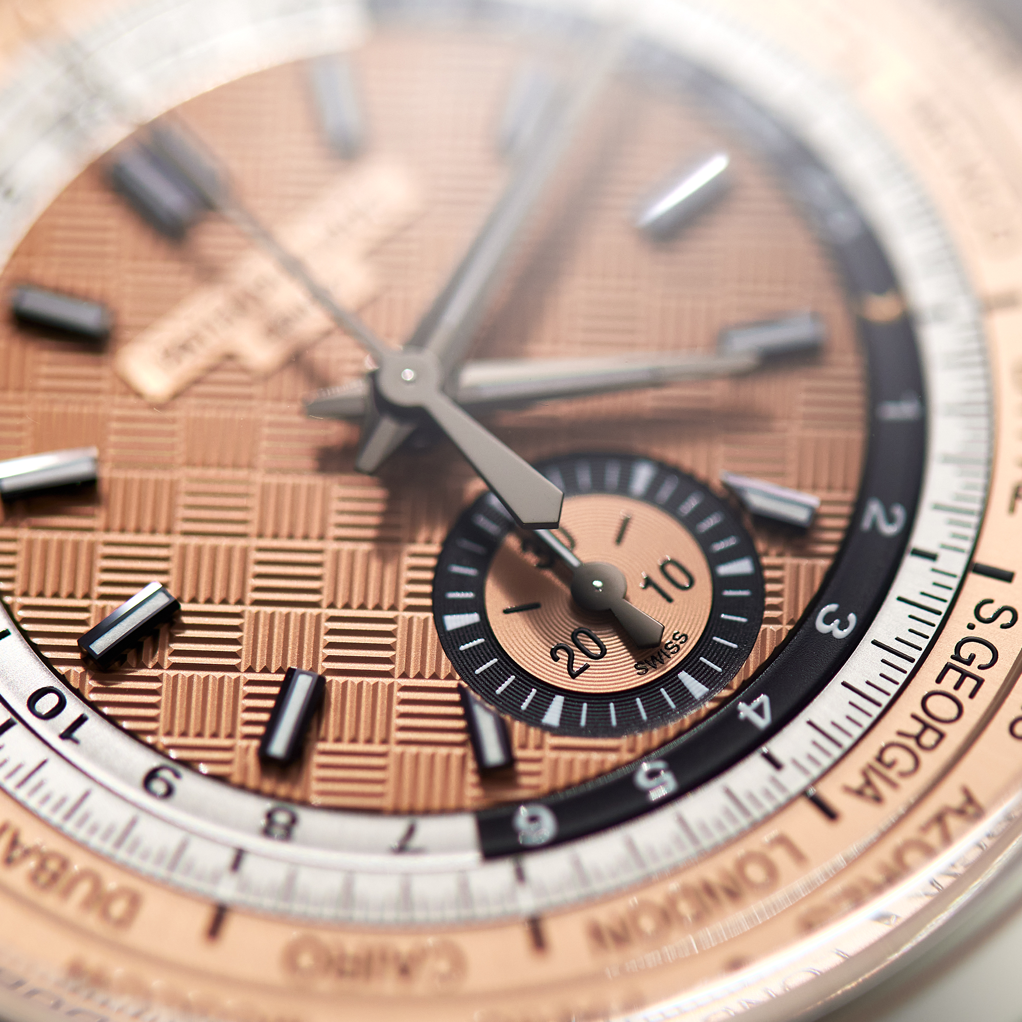 Complications World Time Chronograph Steel Salmon Dial 41mm Product Image