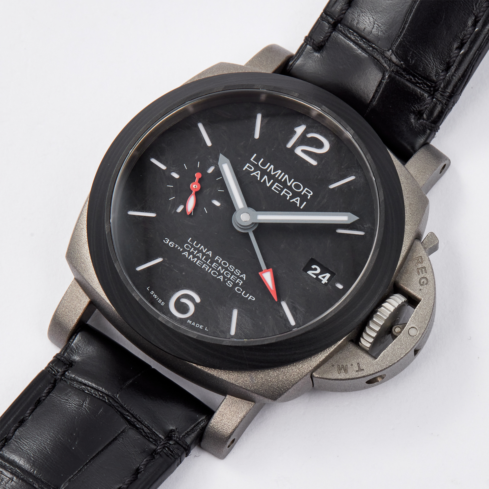 Luminor 1950 Luna Rossa GMT Titanium Carbotech Black Dial 42mm Product Image 1
