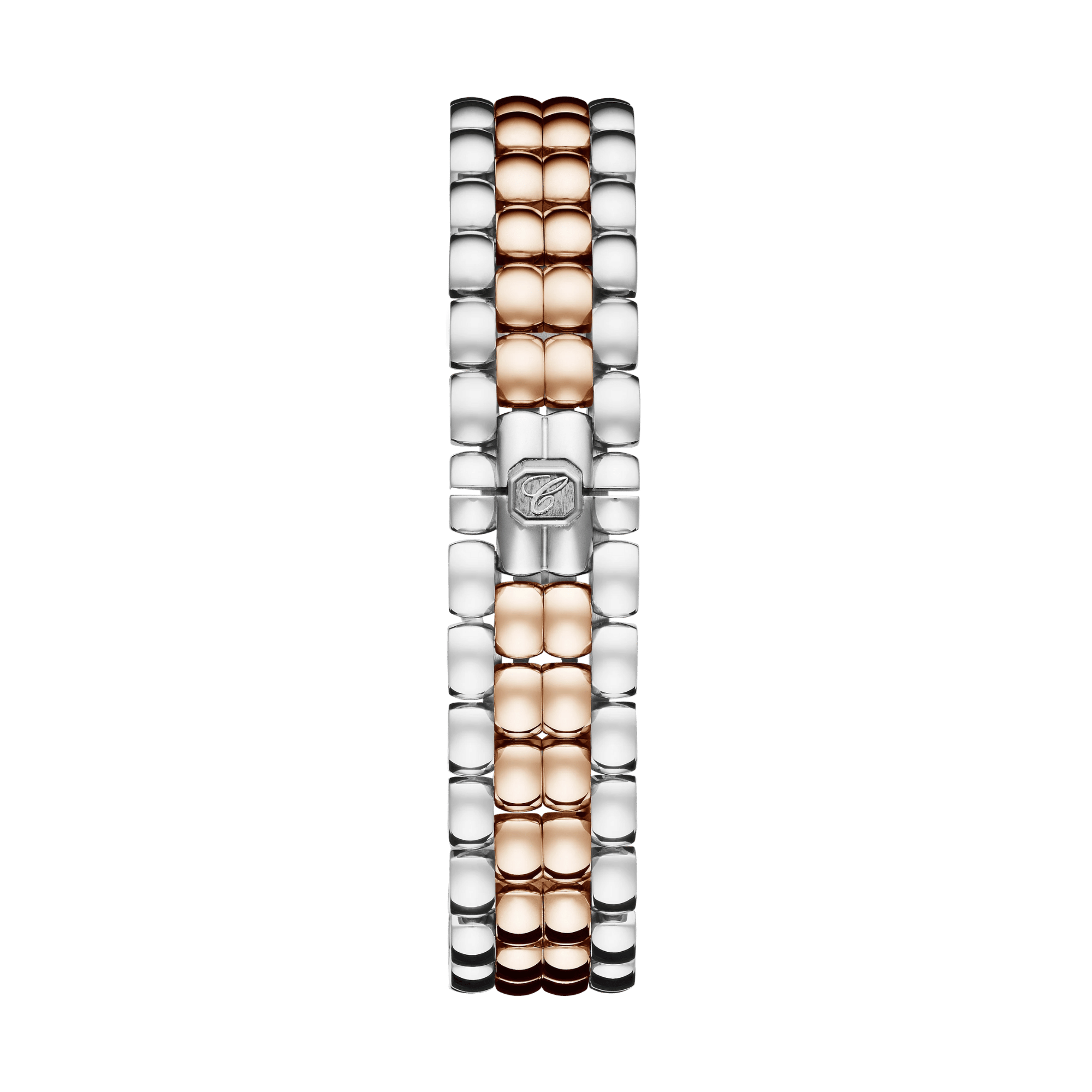 Happy Sport Rose Gold & Steel Diamond Silver Dial 29mm Product Image 4