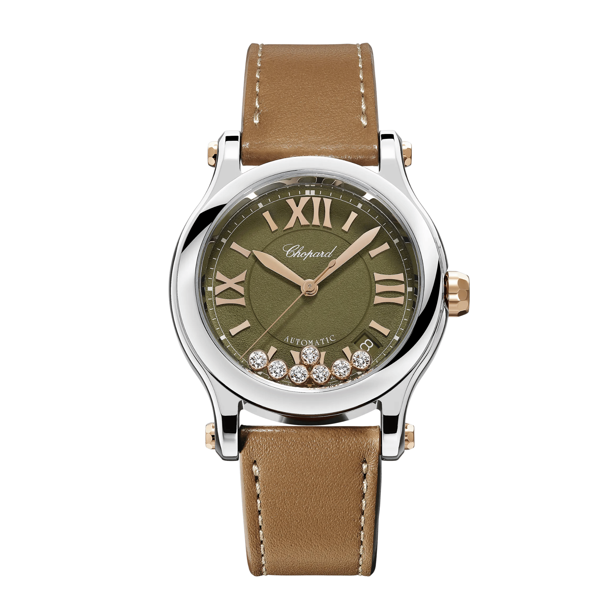 Chopard Happy Sport Steel Green Dial 36mm 278559-6028 - Make an