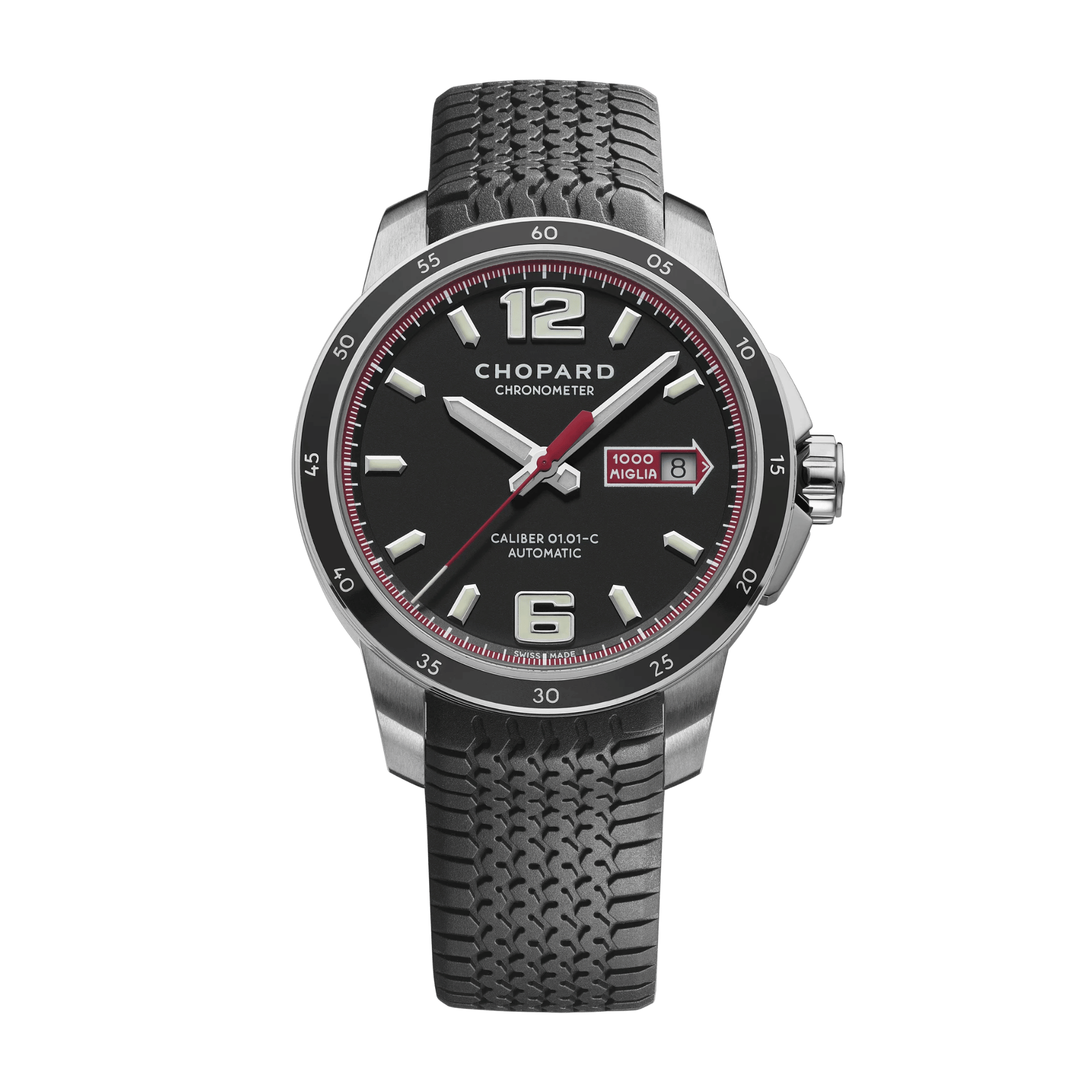 Mille Miglia GTS Steel Black Dial 43mm Product Image 1