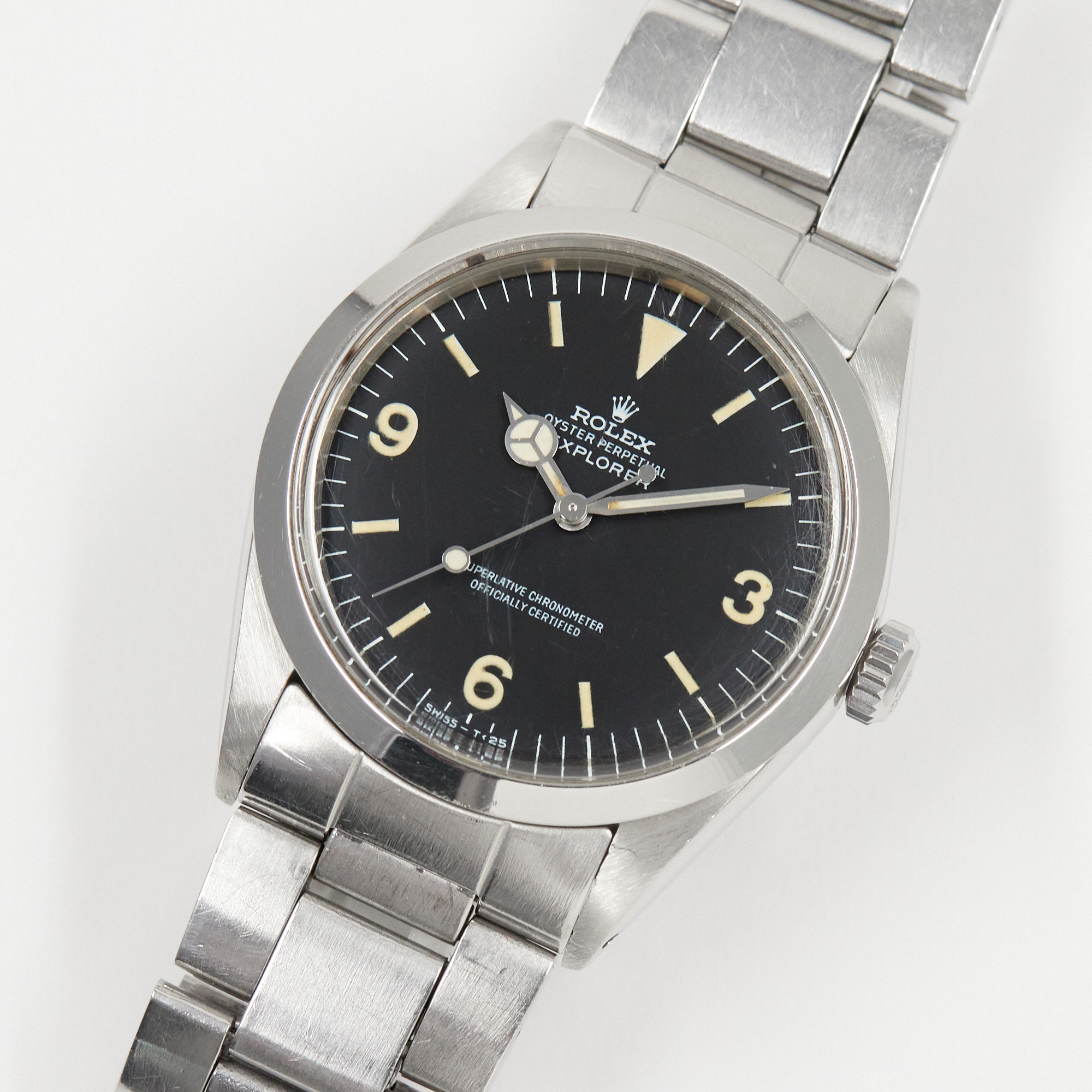 Vintage Explorer Steel Black Dial 36mm Product Image 1