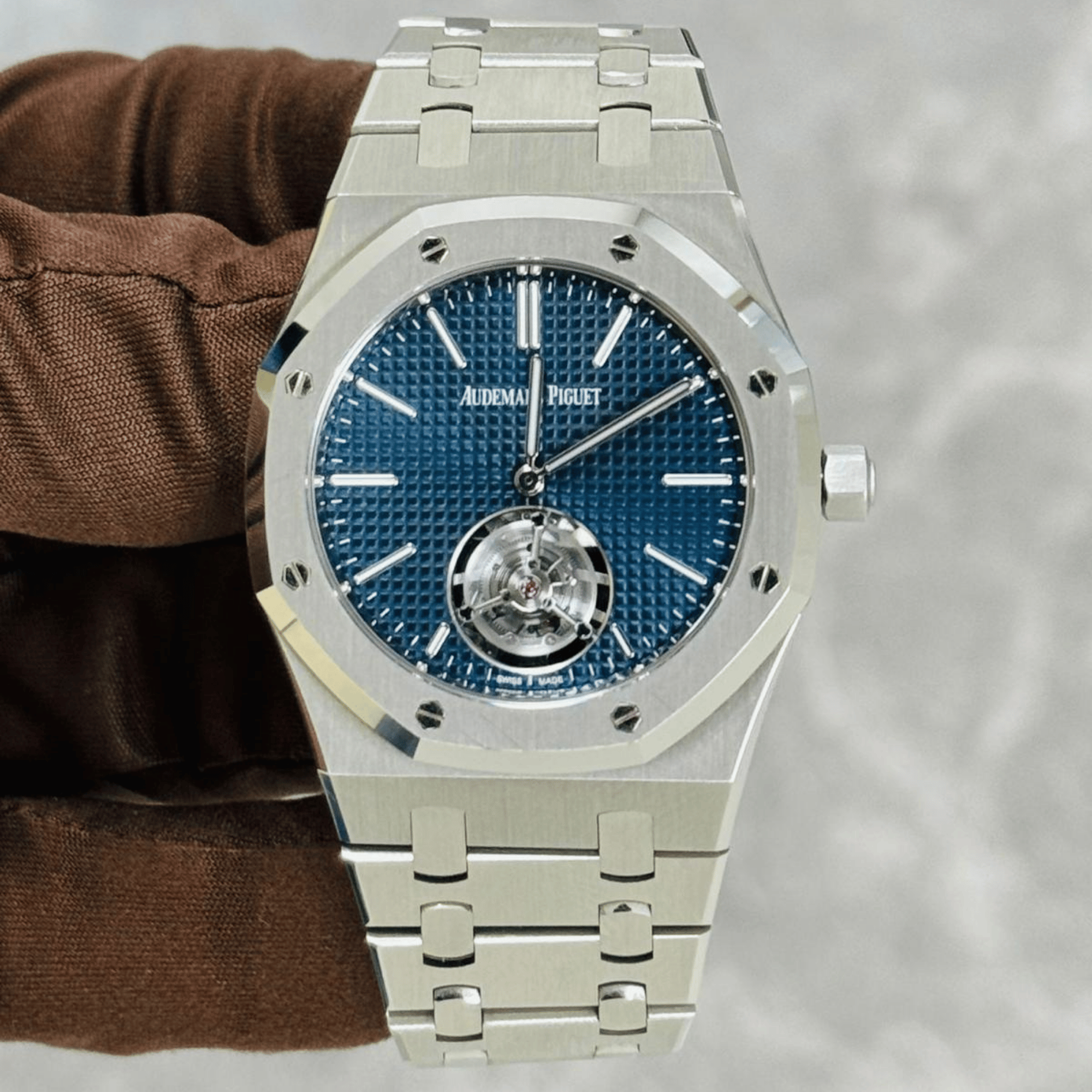 Royal Oak Extra Thin Flying Tourbillon (RD#3) 50th Anniversary Steel Blue Dial 39mm Product Image 1
