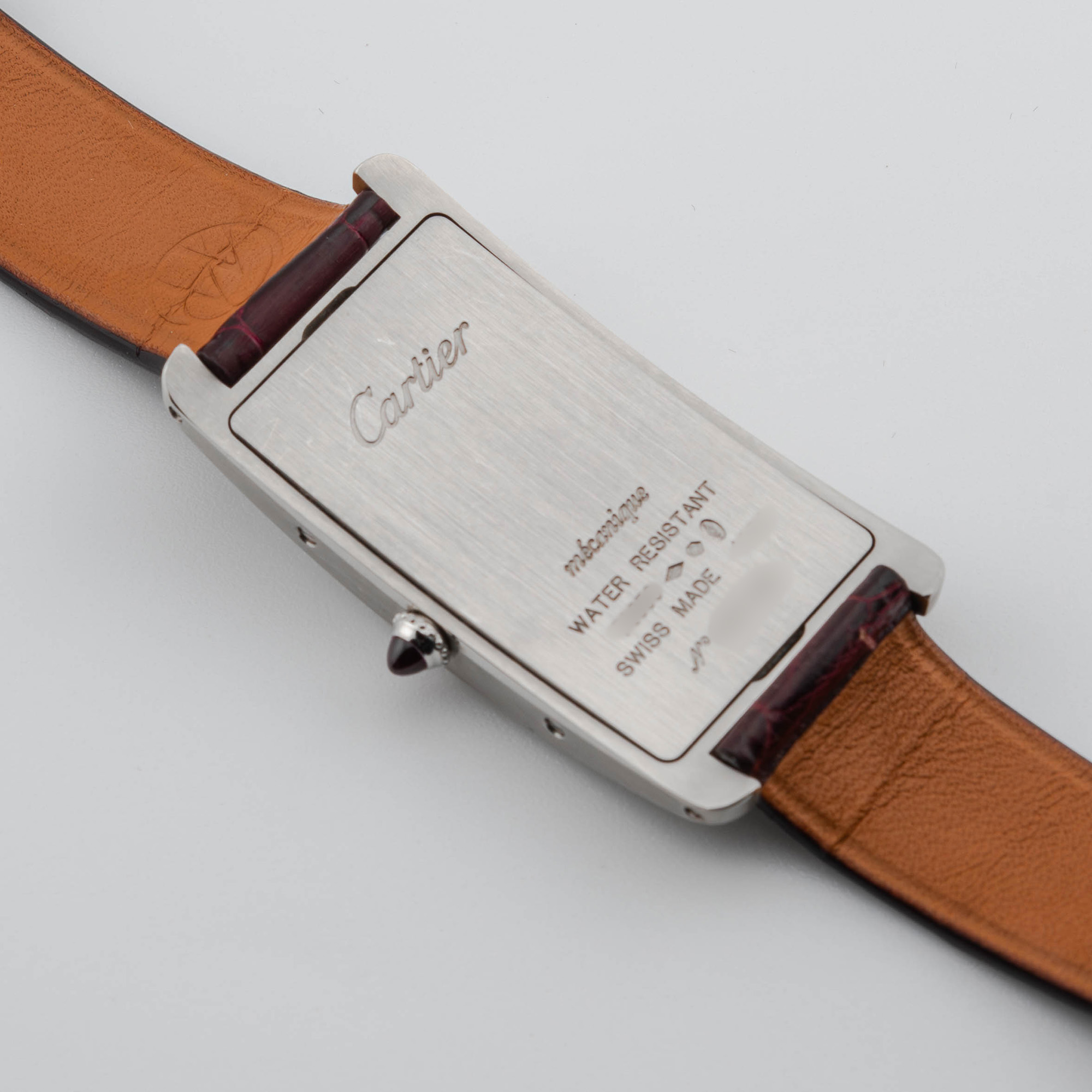 Tank Cintrée Limited Edition Platinum Silver Dial 23mm Product Image 4