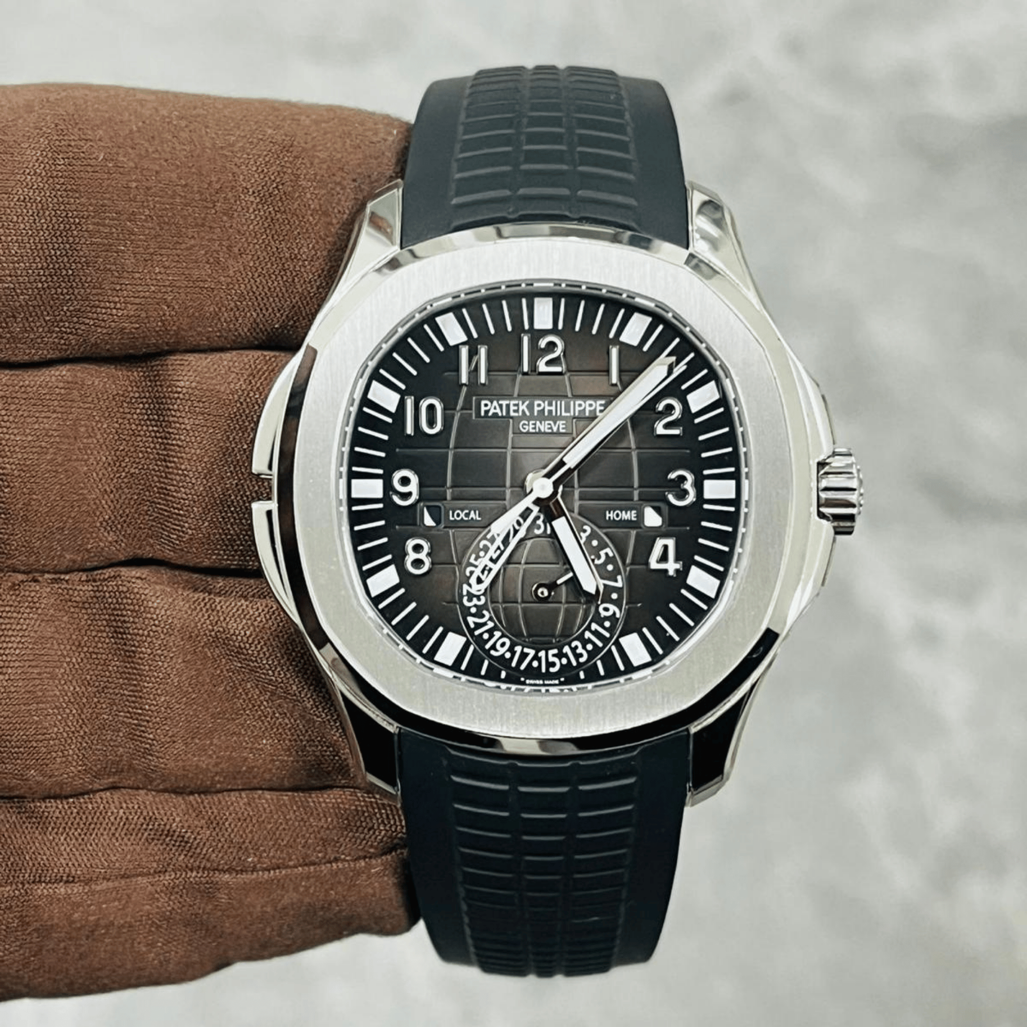 Aquanaut Travel Time Steel Black Dial 40mm Product Image 6