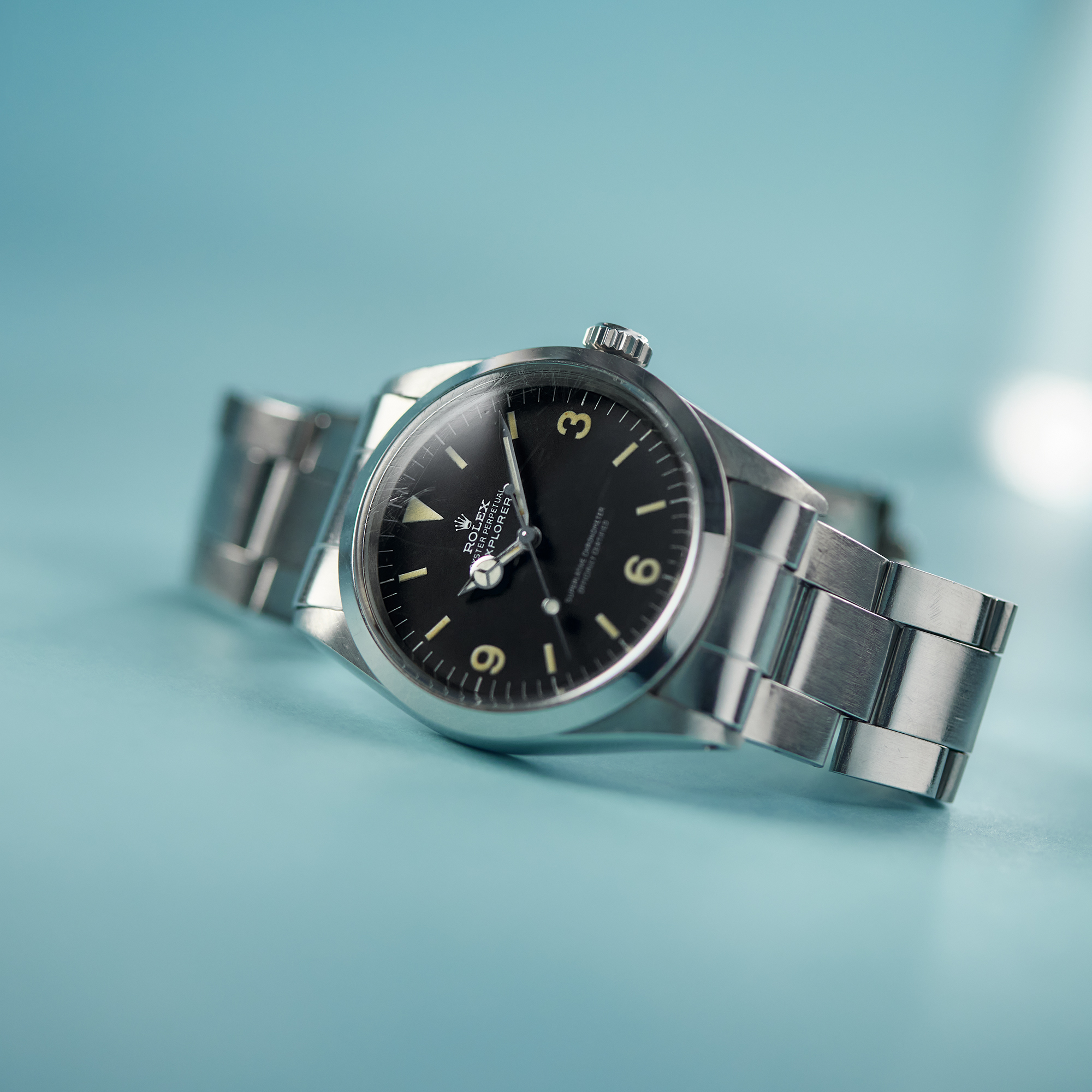 Vintage Explorer Steel Black Dial 36mm Product Image 12
