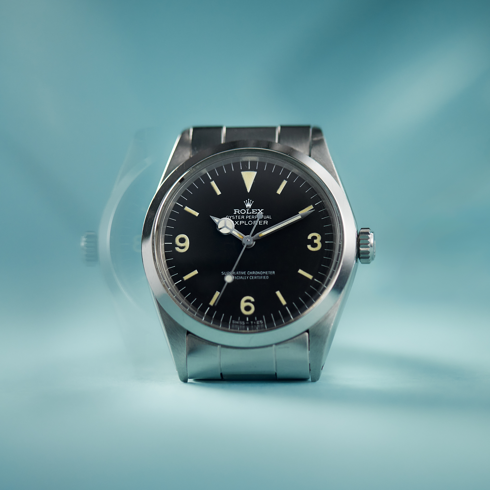 Vintage Explorer Steel Black Dial 36mm Product Image 17