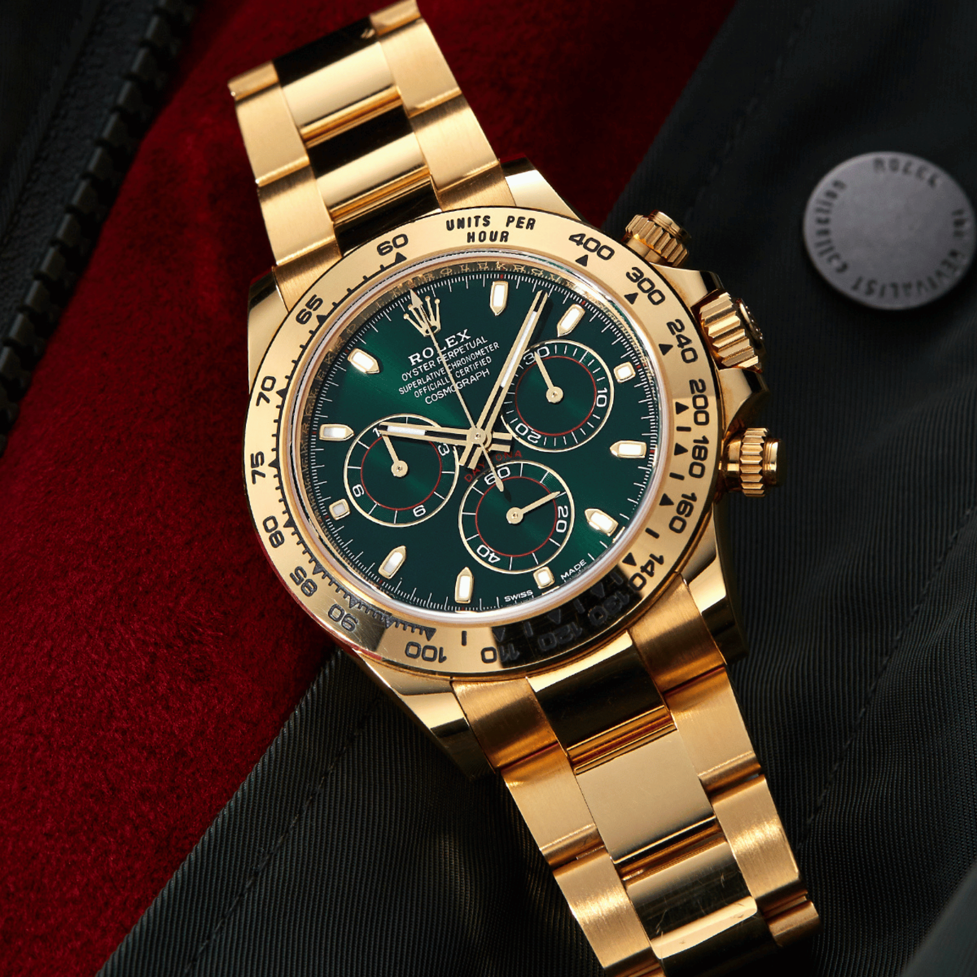 Daytona Yellow Gold Green Dial "John Mayer" 40mm Product Image 1