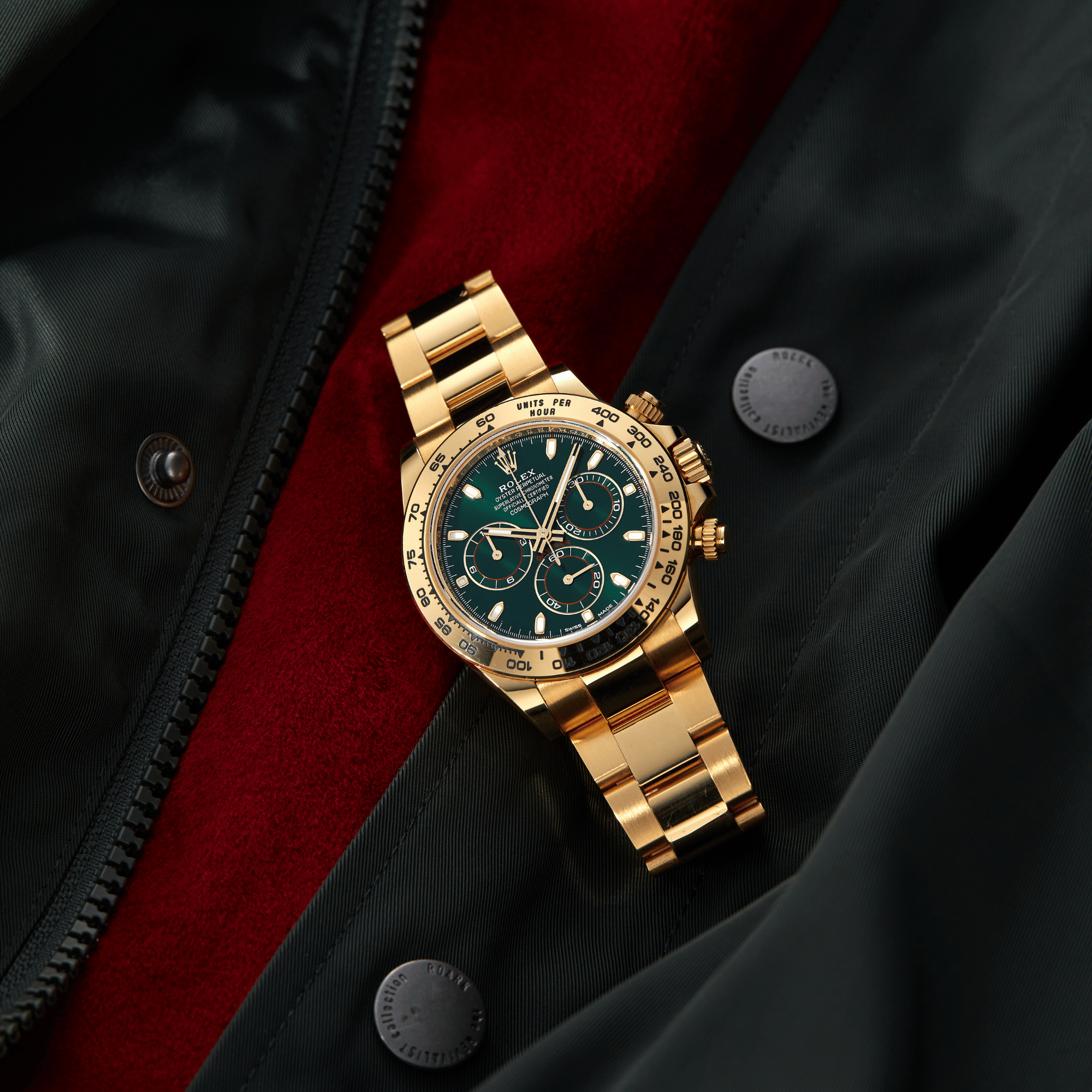 Daytona Yellow Gold Green Dial "John Mayer" 40mm Product Image 5