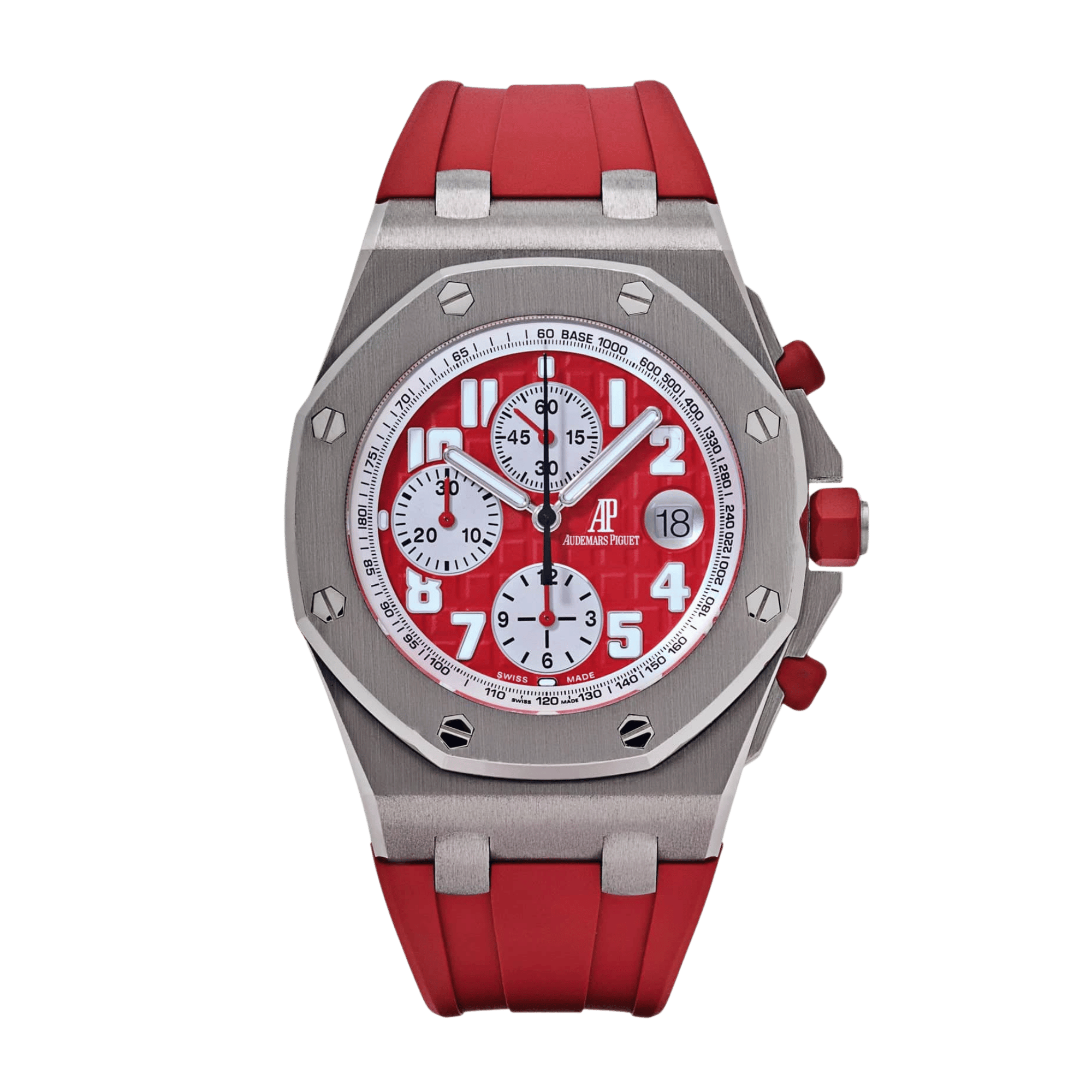 Royal Oak Offshore Chronograph "Rhone-Fusterie" Steel Red Dial 42mm Product Image
