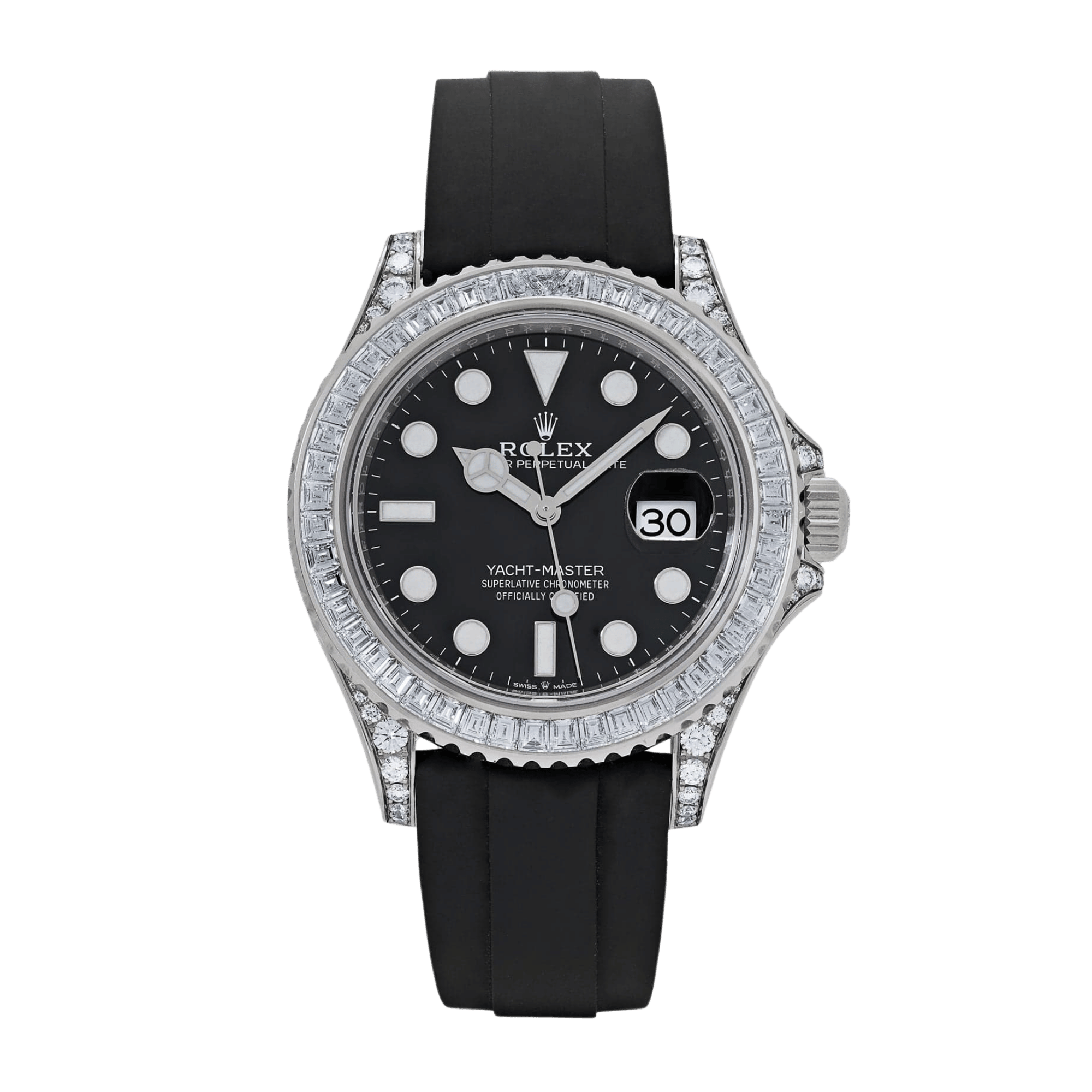 Yacht-Master White Gold Diamond Black Dial 40mm Product Image