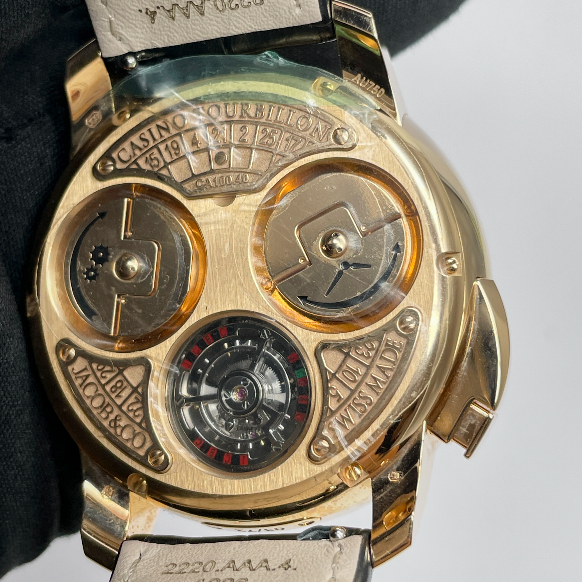 Casino Tourbillon Rose Gold Diamond Roulette Dial 44mm Product Image 11