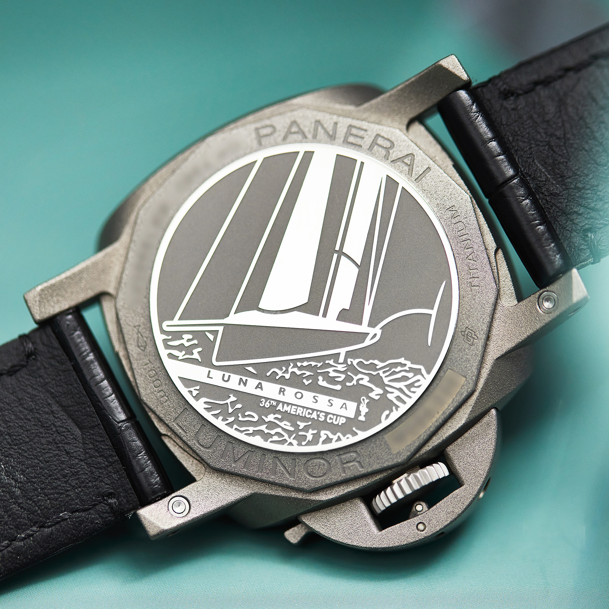 Luminor 1950 Luna Rossa GMT Titanium Carbotech Black Dial 42mm Product Image