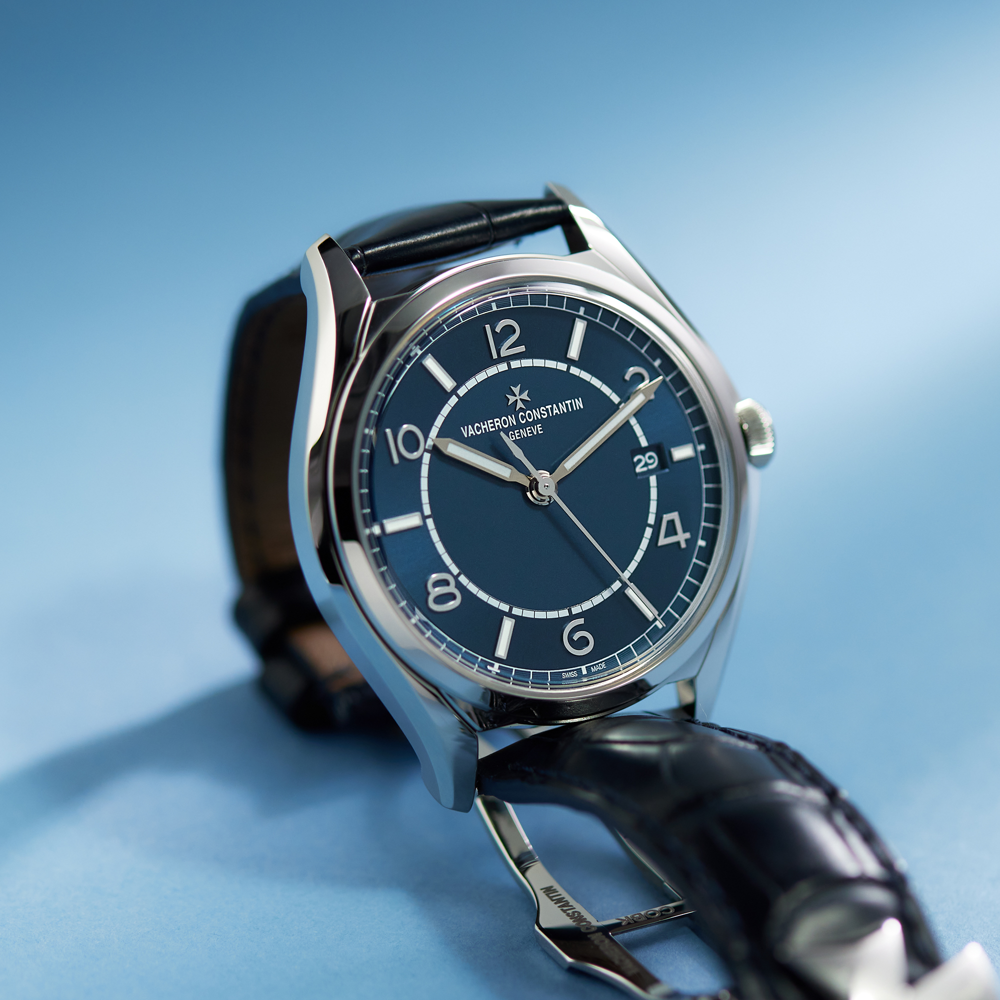 FiftySix Steel Blue Dial 40mm Product Image