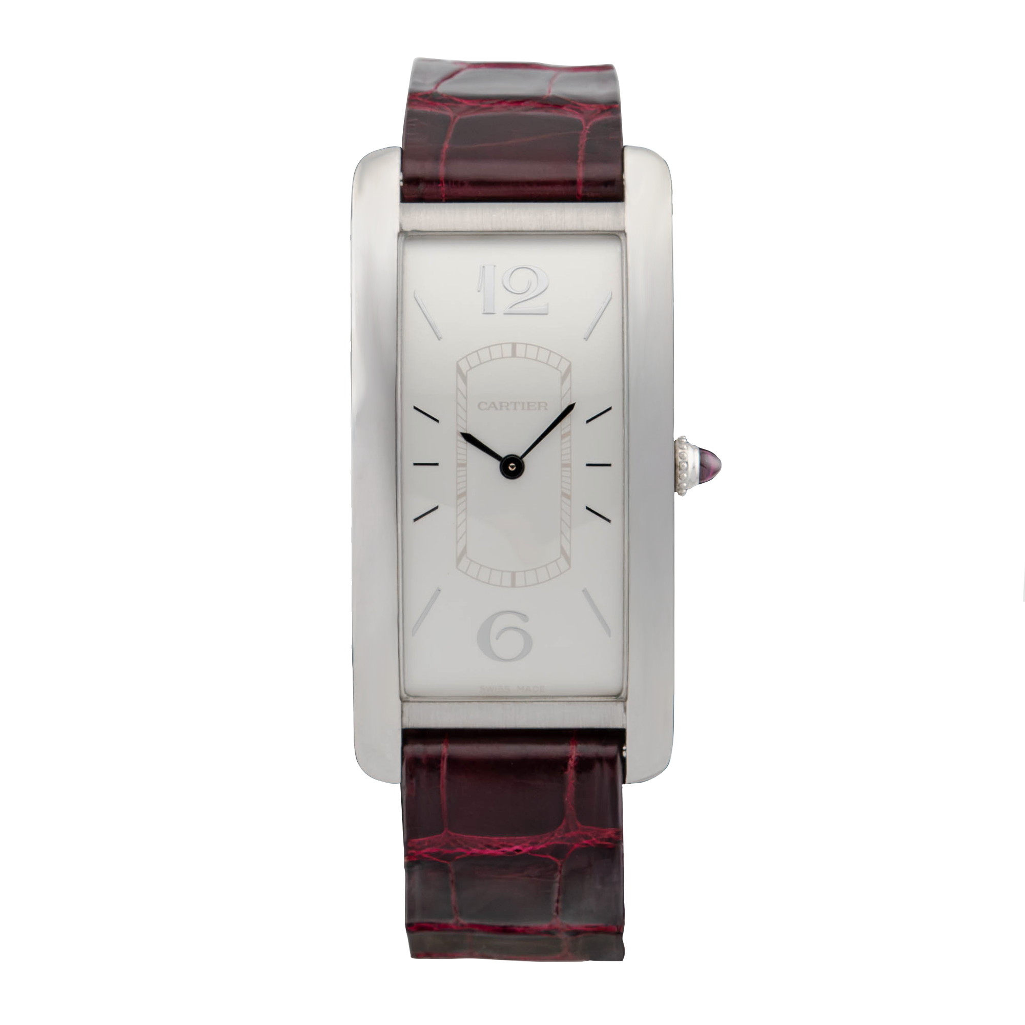 Tank Cintrée Limited Edition Platinum Silver Dial 23mm Product Image