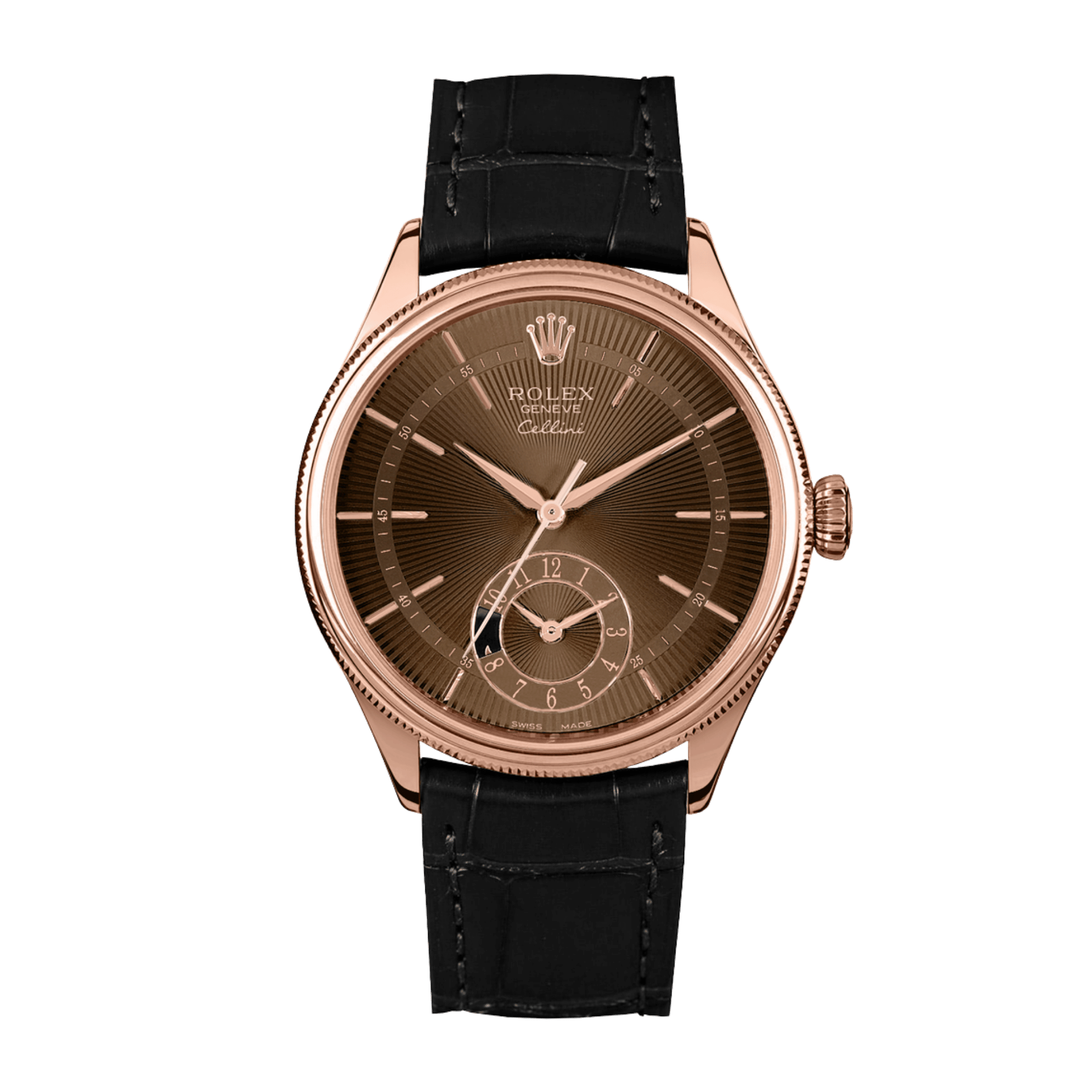 Cellini Dual Time Rose Gold Brown Dial 39mm Product Image