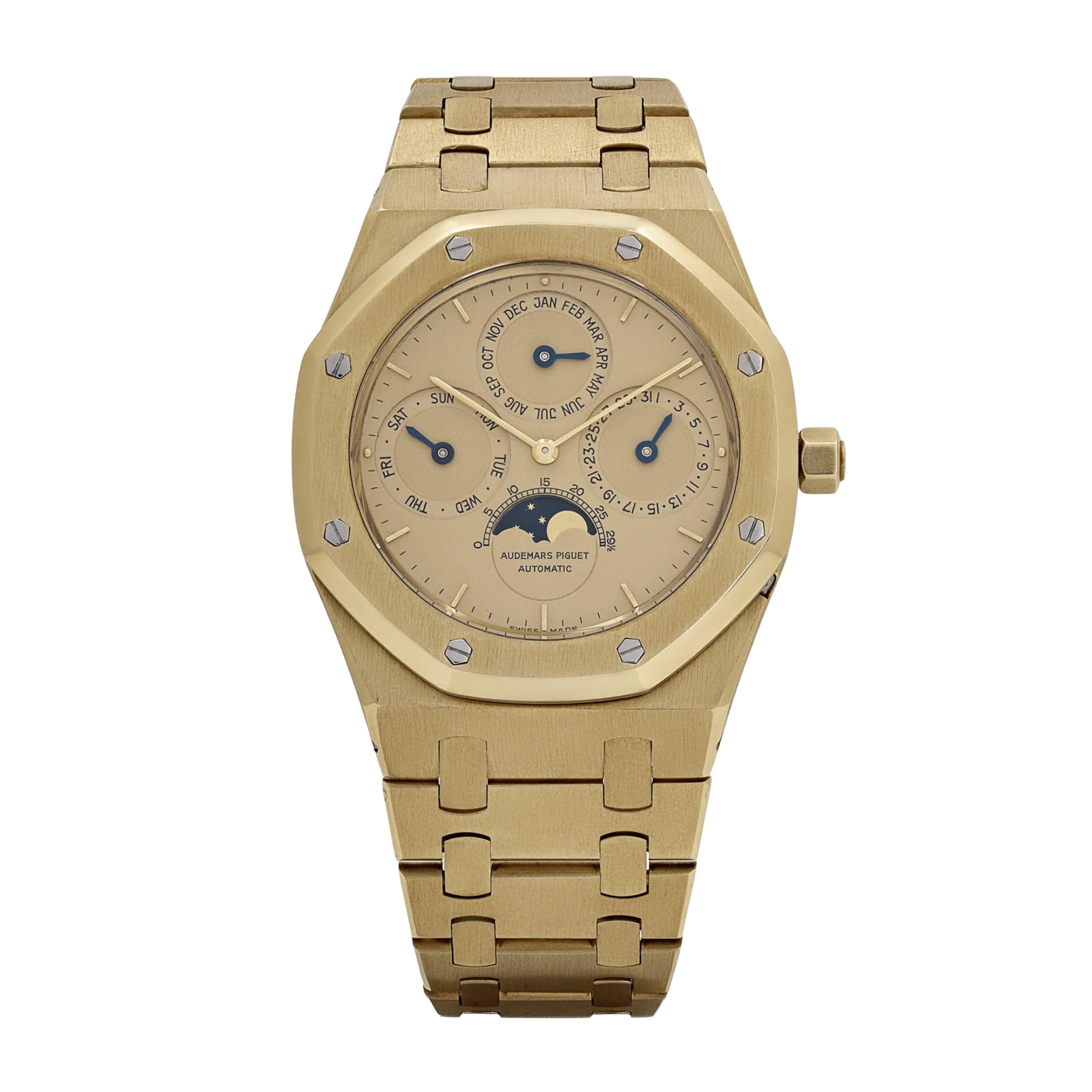 Vintage Royal Oak Perpetual Calendar Yellow Gold Gold Dial 39mm Product Image