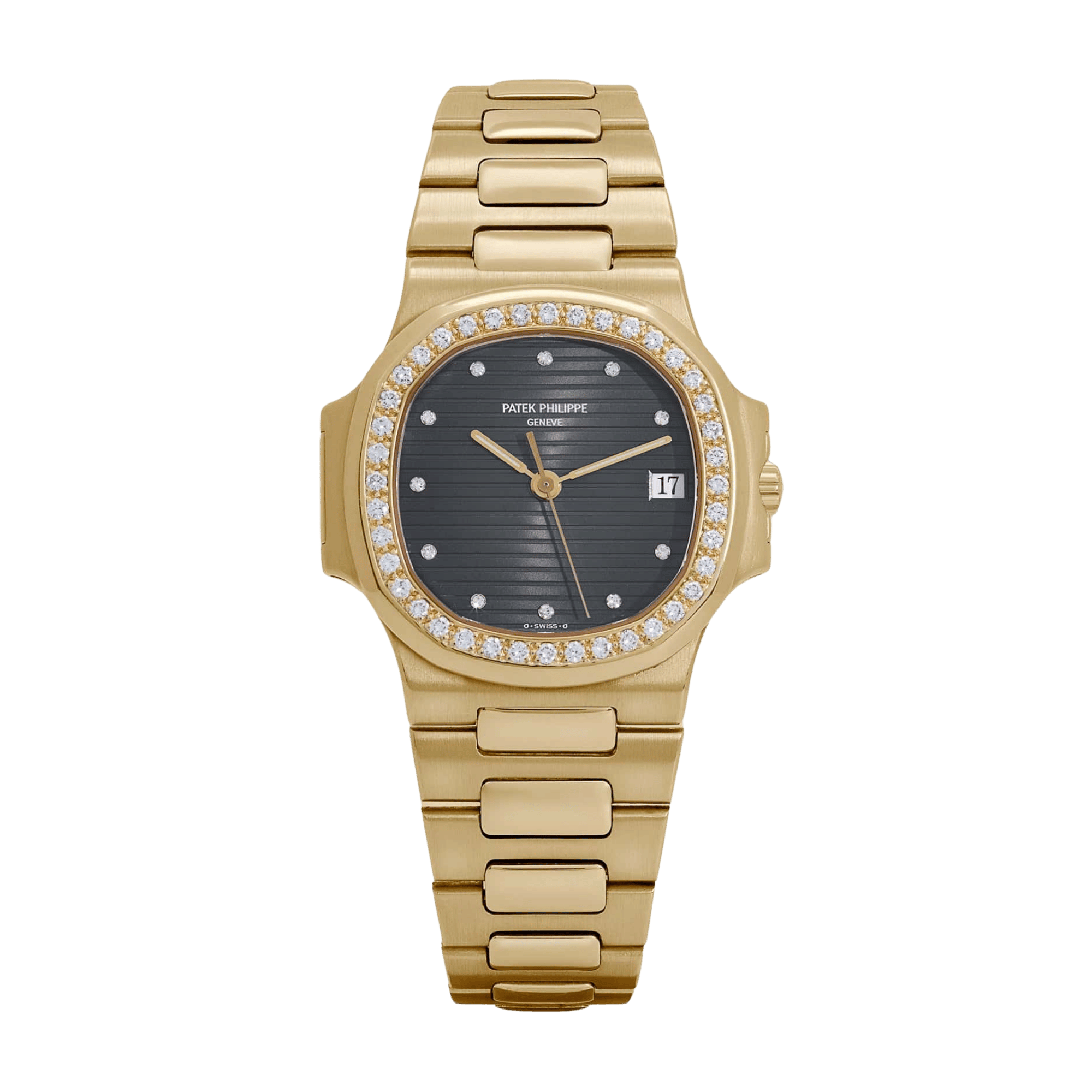 Vintage Nautilus Yellow Gold Diamond Blue Dial 37mm Product Image