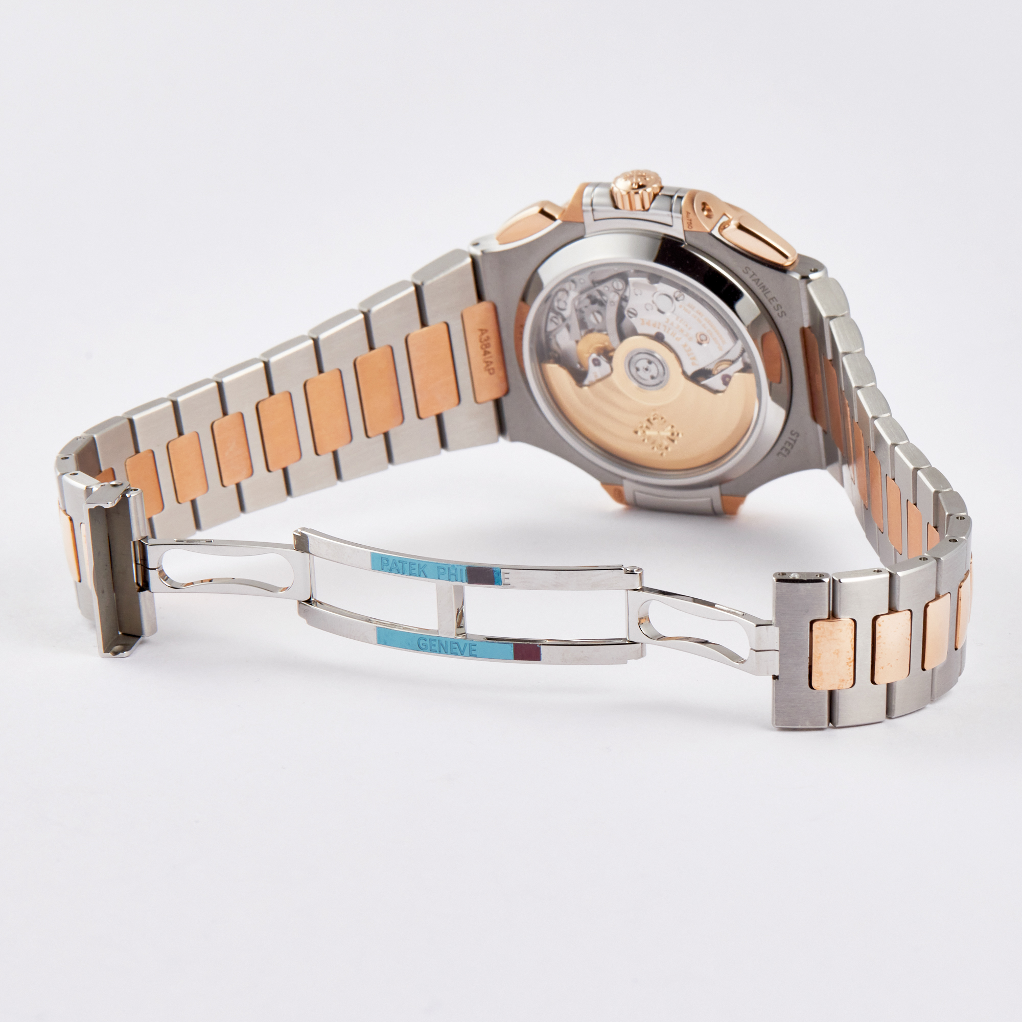 Nautilus Chronograph Rose Gold & Steel Blue Dial 40mm Product Image 7