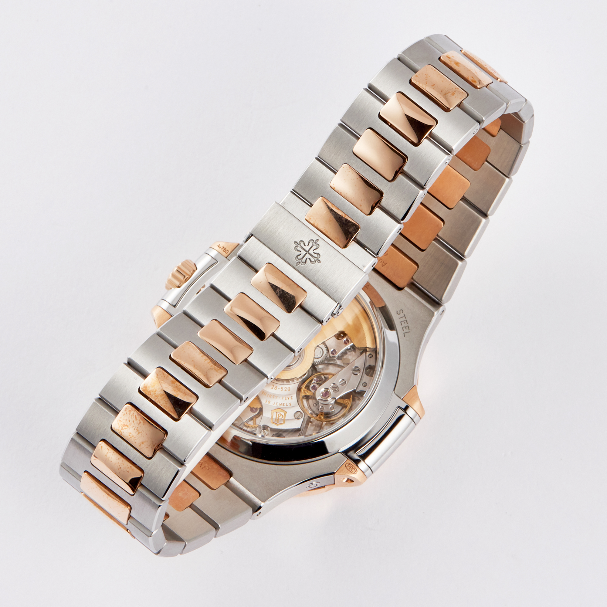Nautilus Chronograph Rose Gold & Steel Blue Dial 40mm Product Image 9